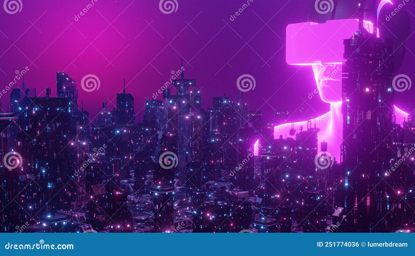 Resumo metaverso realidade virtual conceito colorido do futuro metaverso de tecnologia digital