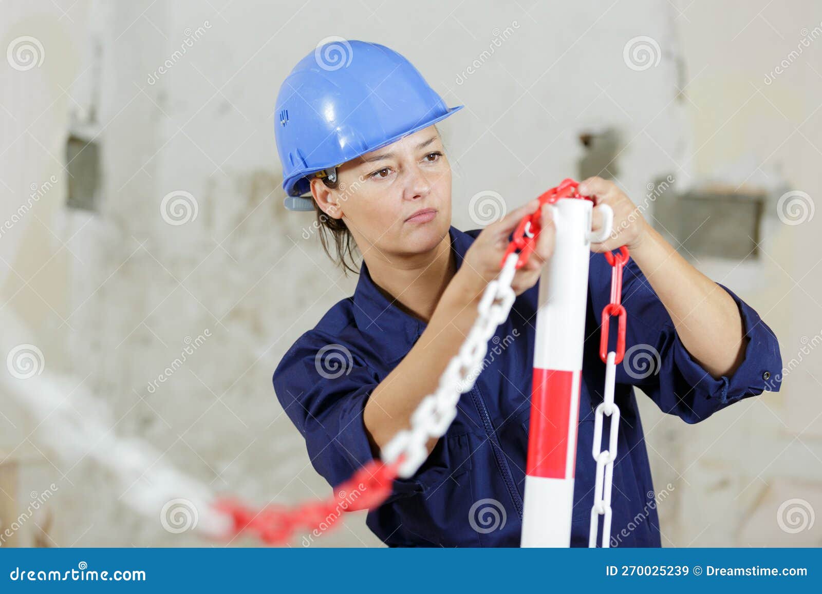 concentrated civil engineer at work