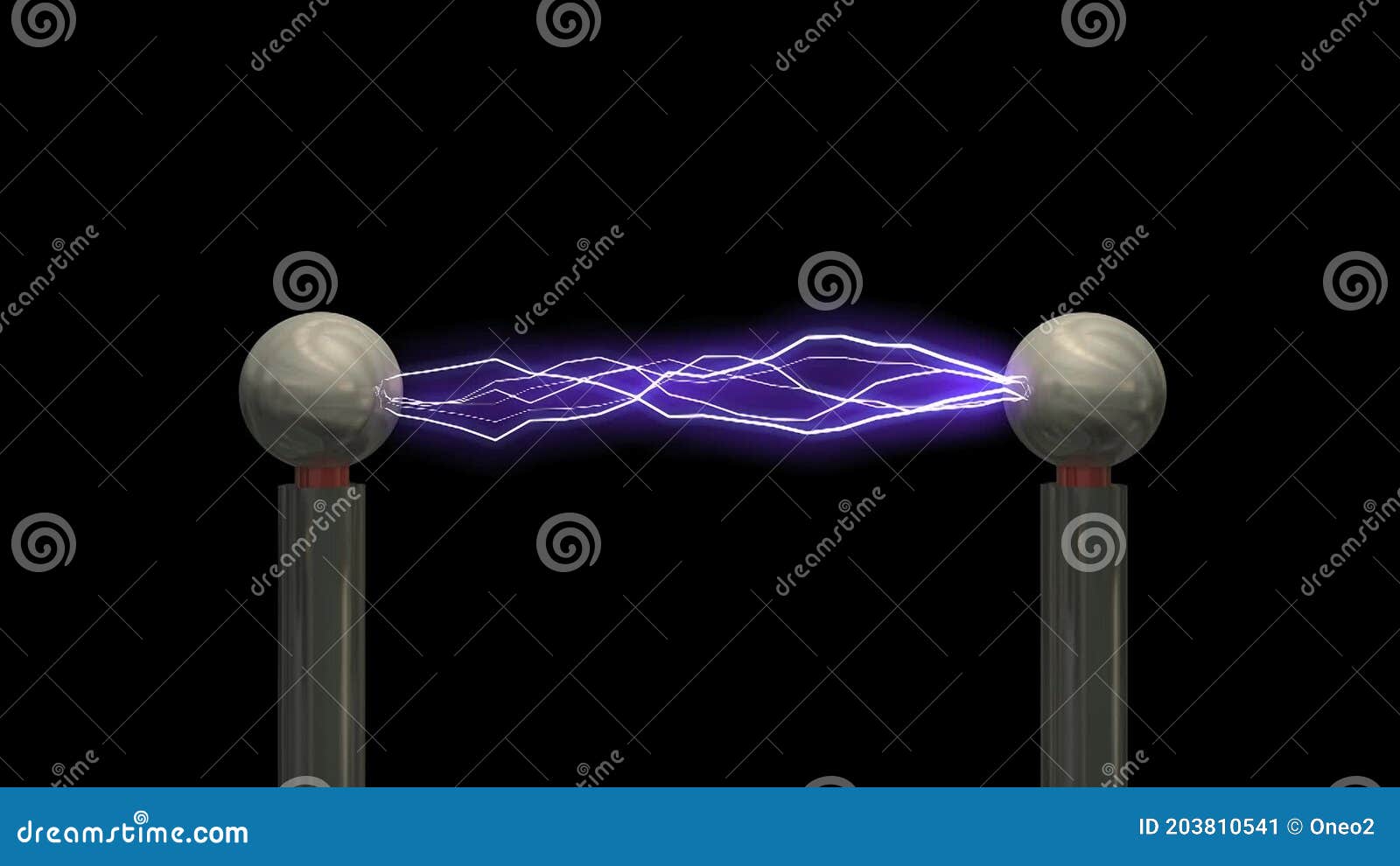 Concept Animation Tesla Coil Stock Video - Video of electric, station:  203810541