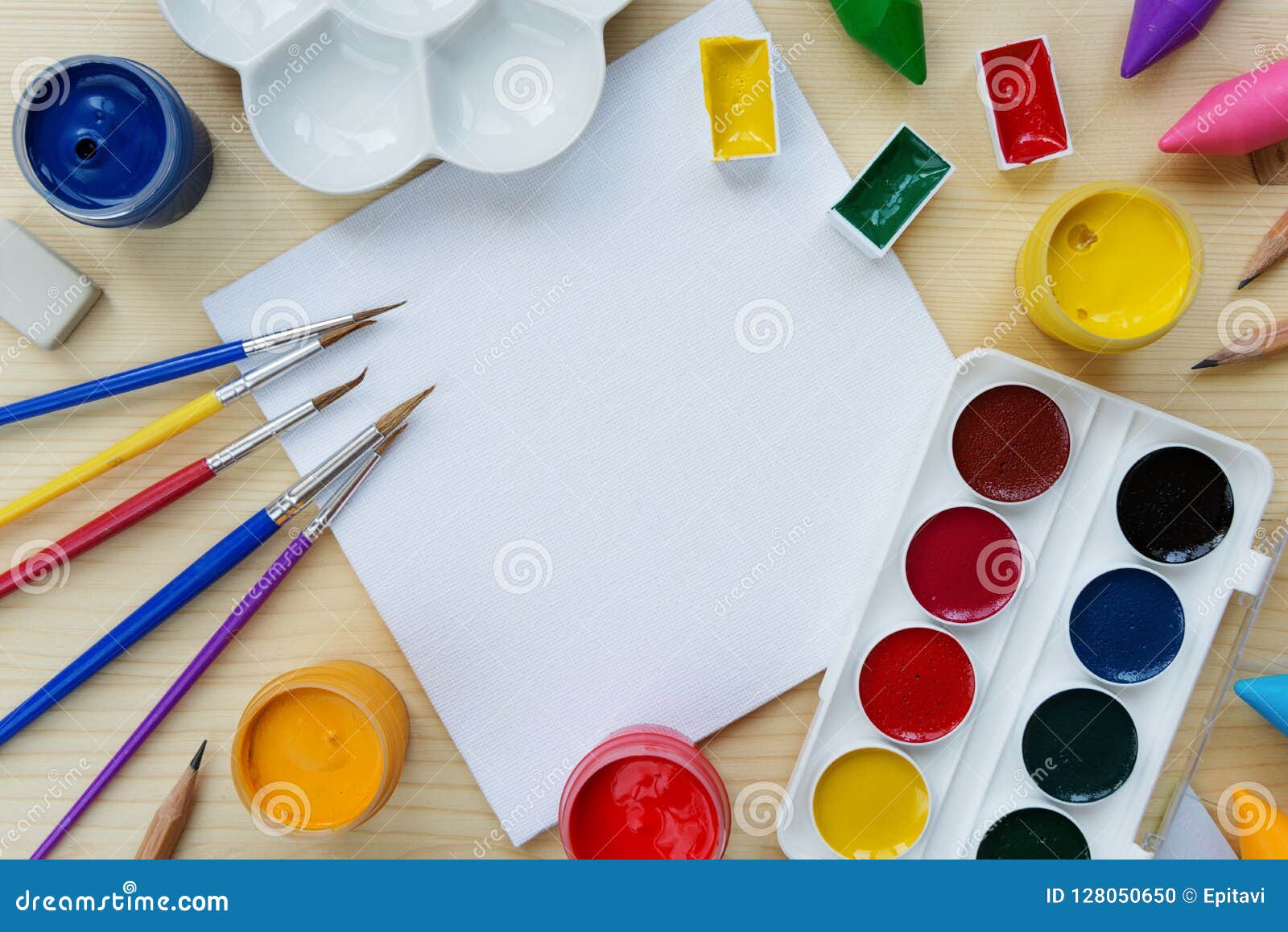 Concept of Artistic Creativity Stock Photo - Image of multicolored ...