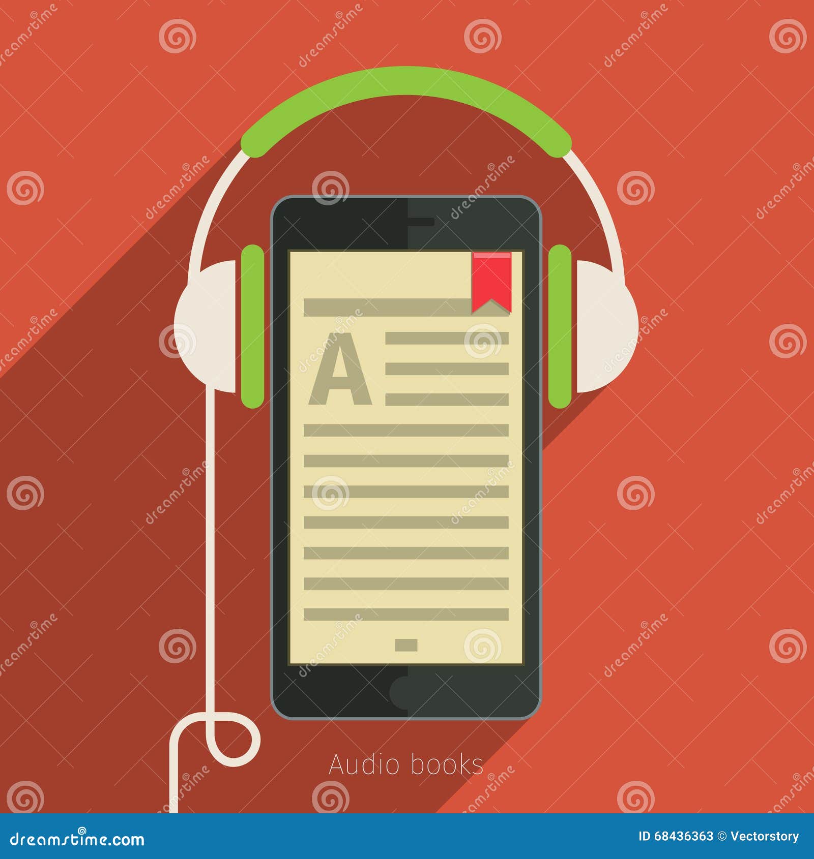 E-book Audio Learning Languages And Books 3d Render On ...