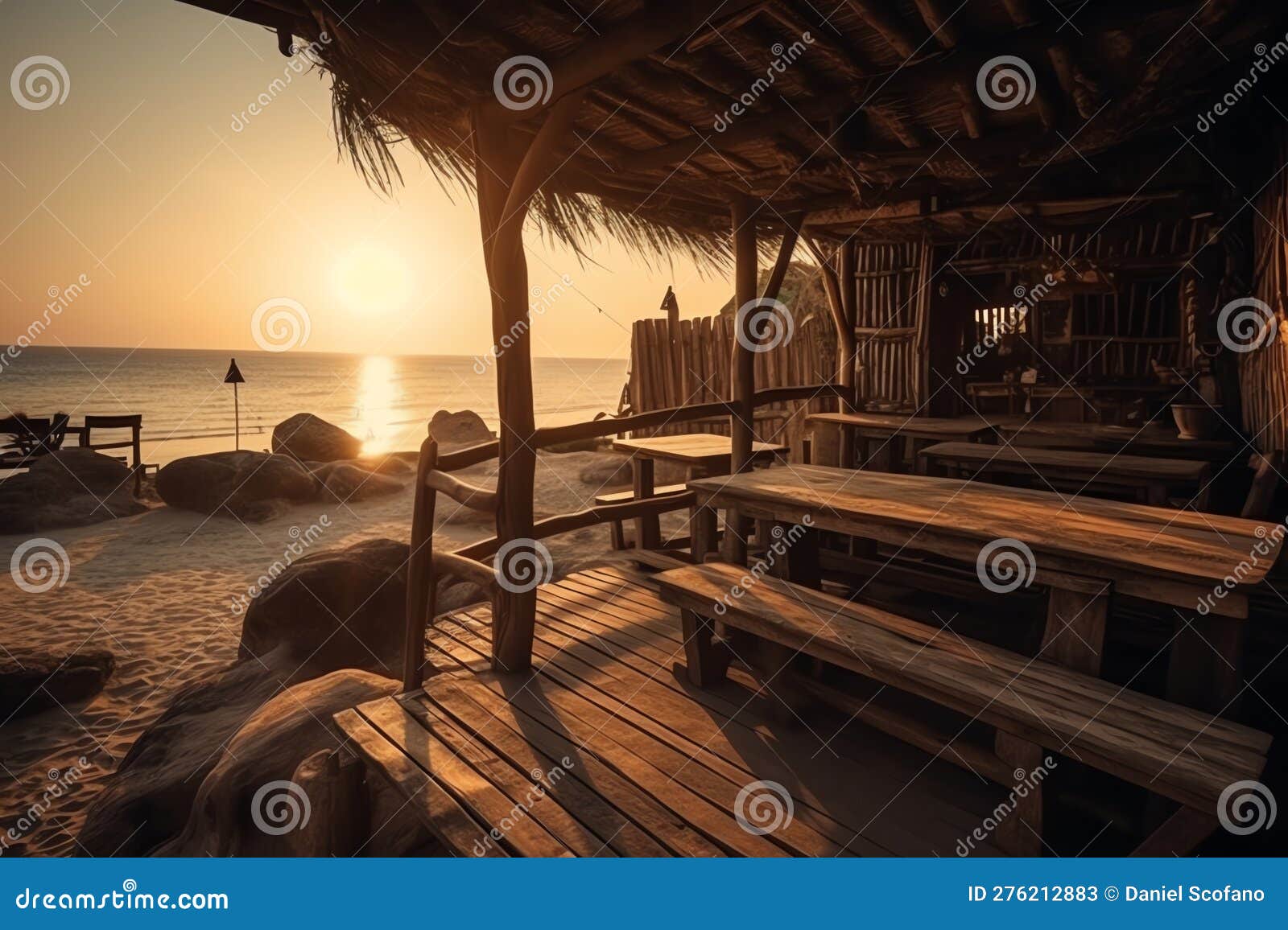 Premium AI Image  Beautiful beach moonlight romantic environment