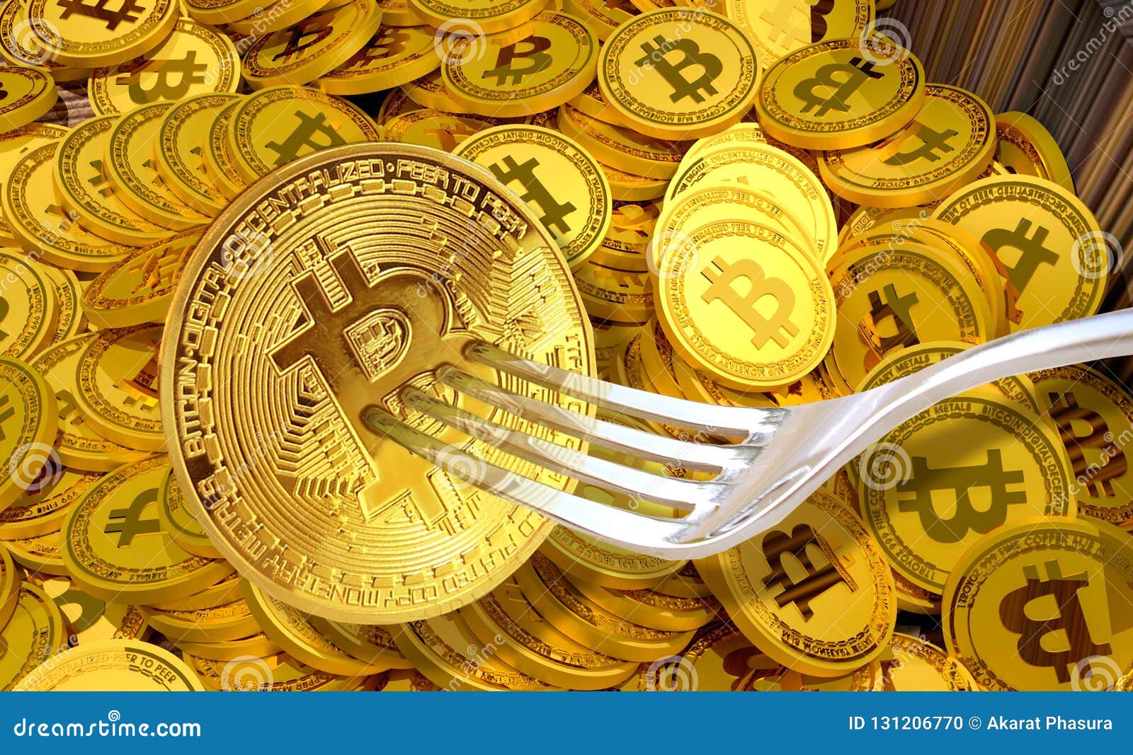 Concept of Bitcoin Cash Hardfork Stock Photo - Image of crisis, crypto:  131206770