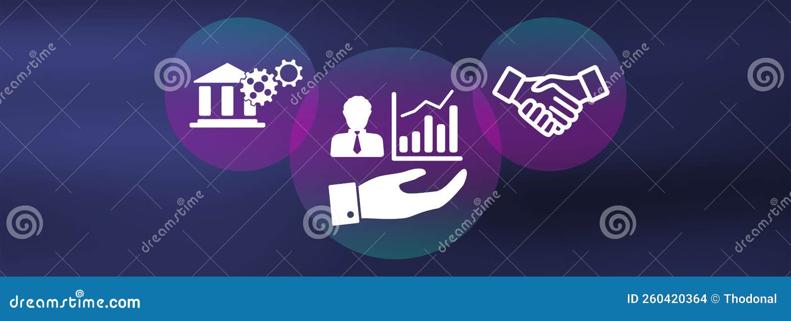 Concept of Business Support Stock Illustration Illustration of leader
