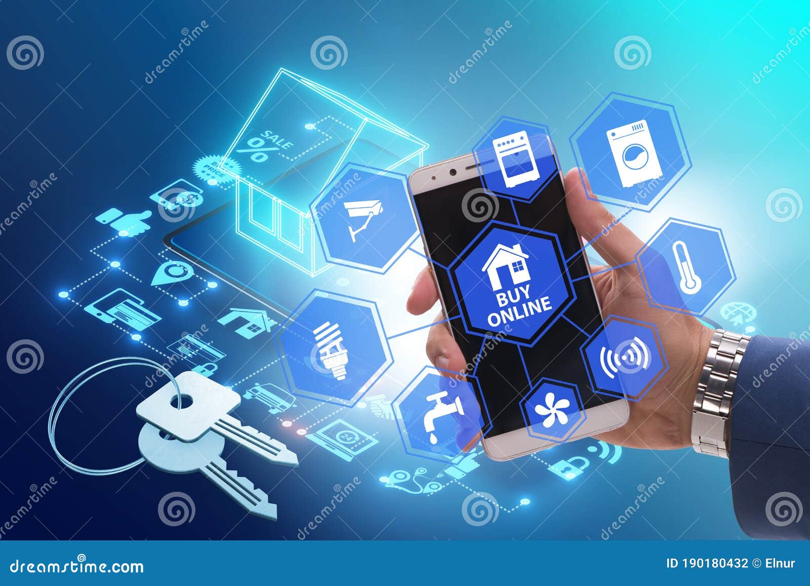 Concept of Buying Real Estate Over Stock Photo Image of