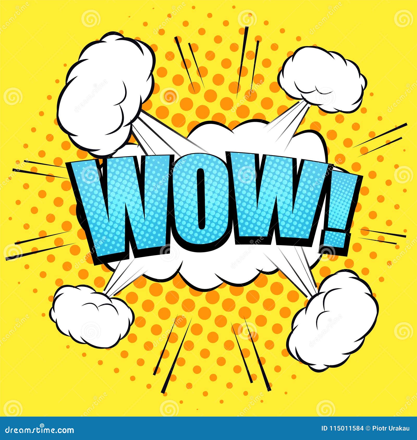 Concept Comique De Mots De Wow Illustration De Vecteur Illustration Du Illustration Lumineux 115011584