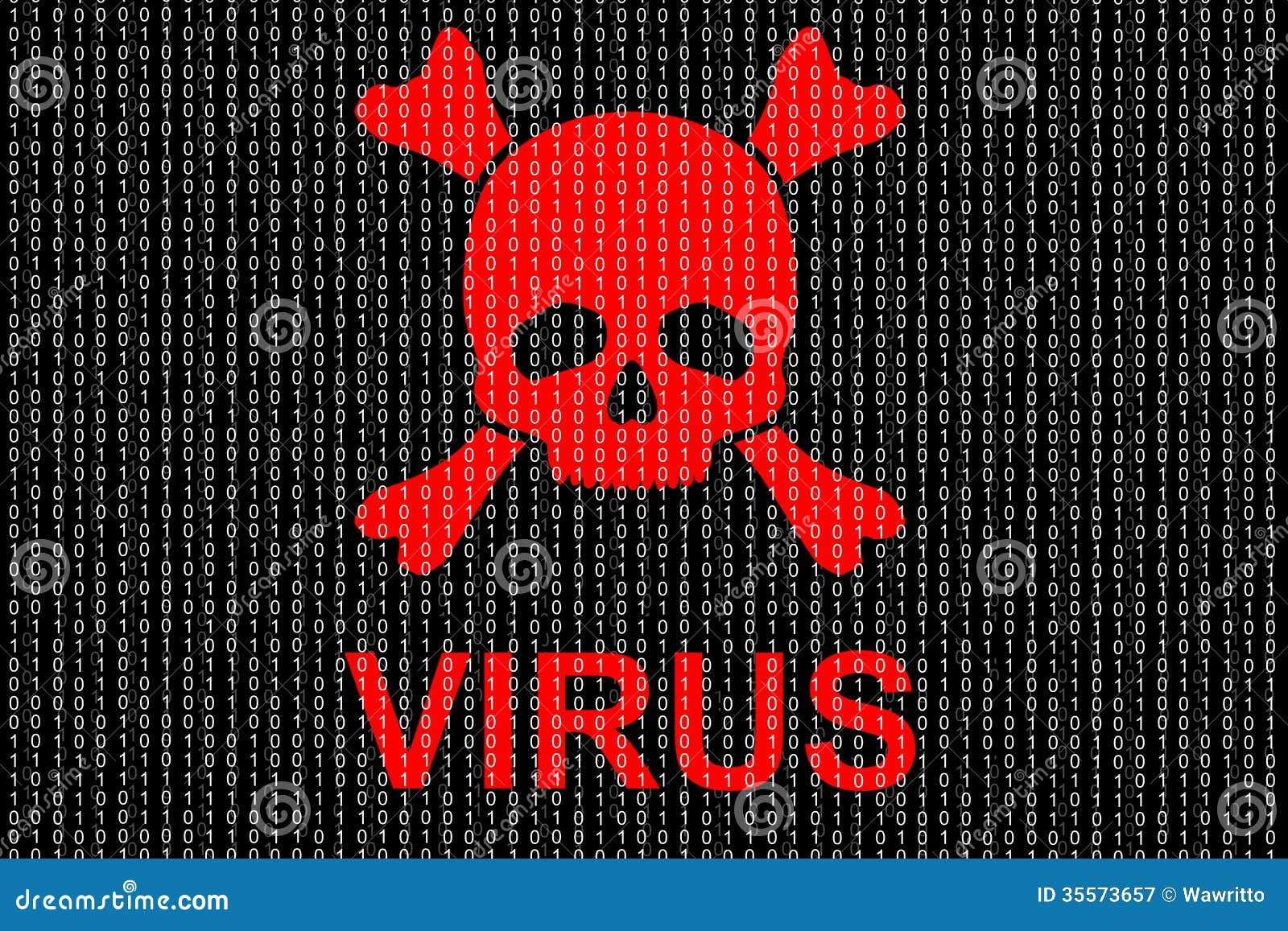 Concept Of Computer Virus Royalty Free Stock Photography 