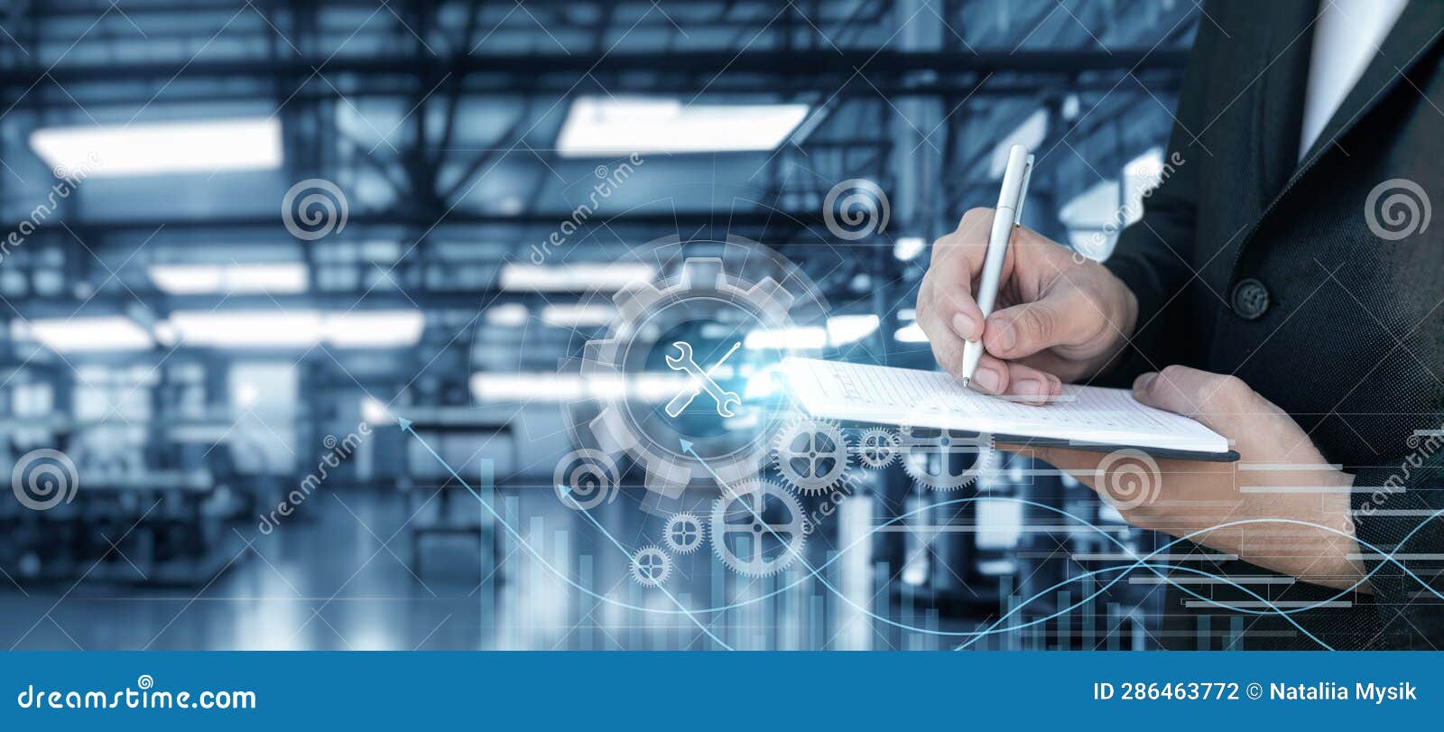 The Concept of Conducting Control Over an Industrial Process Stock