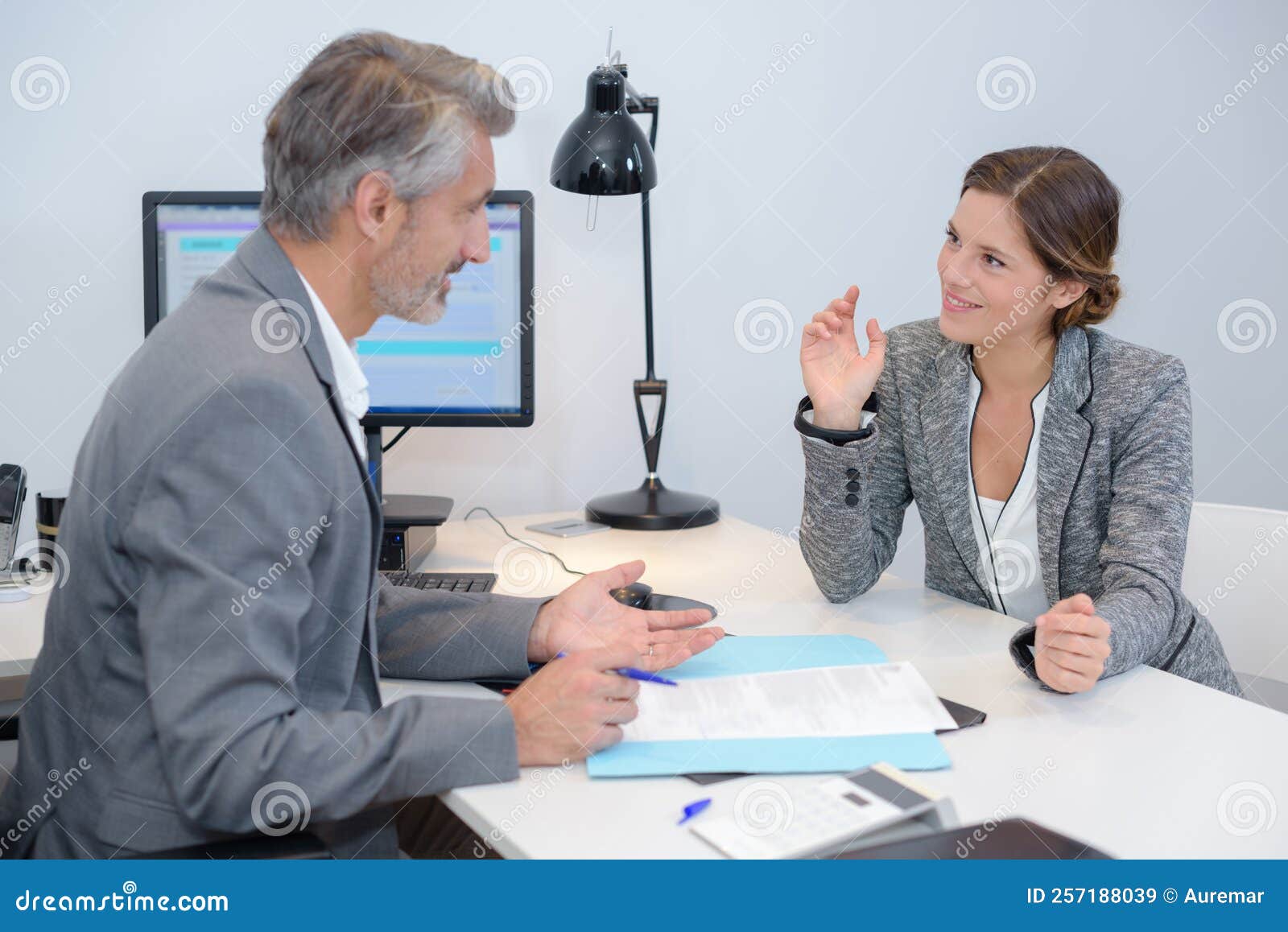 Concept Conversation in Office Stock Image Image of management