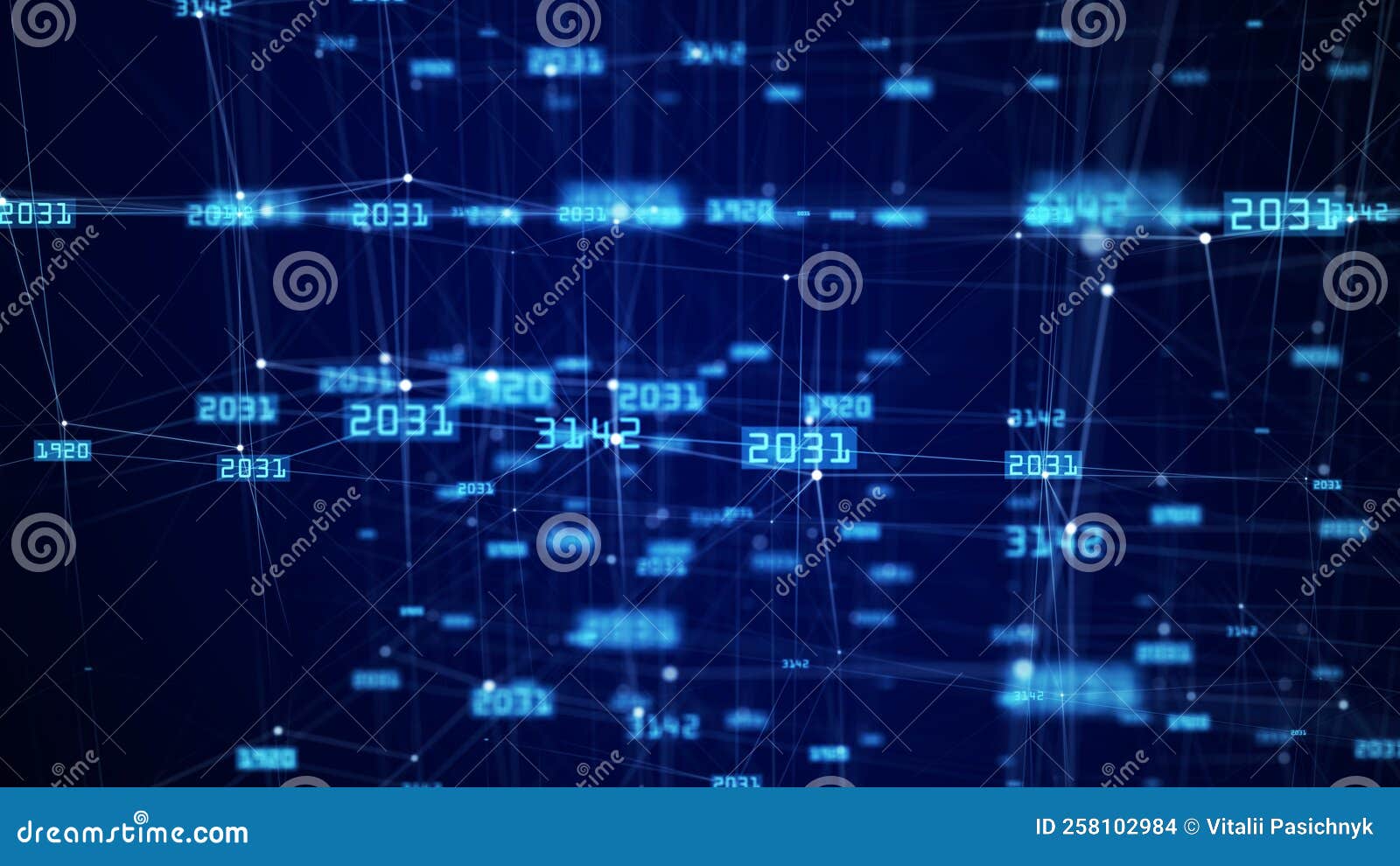 The Concept of Data Connection in the Blockchain Network. Digital