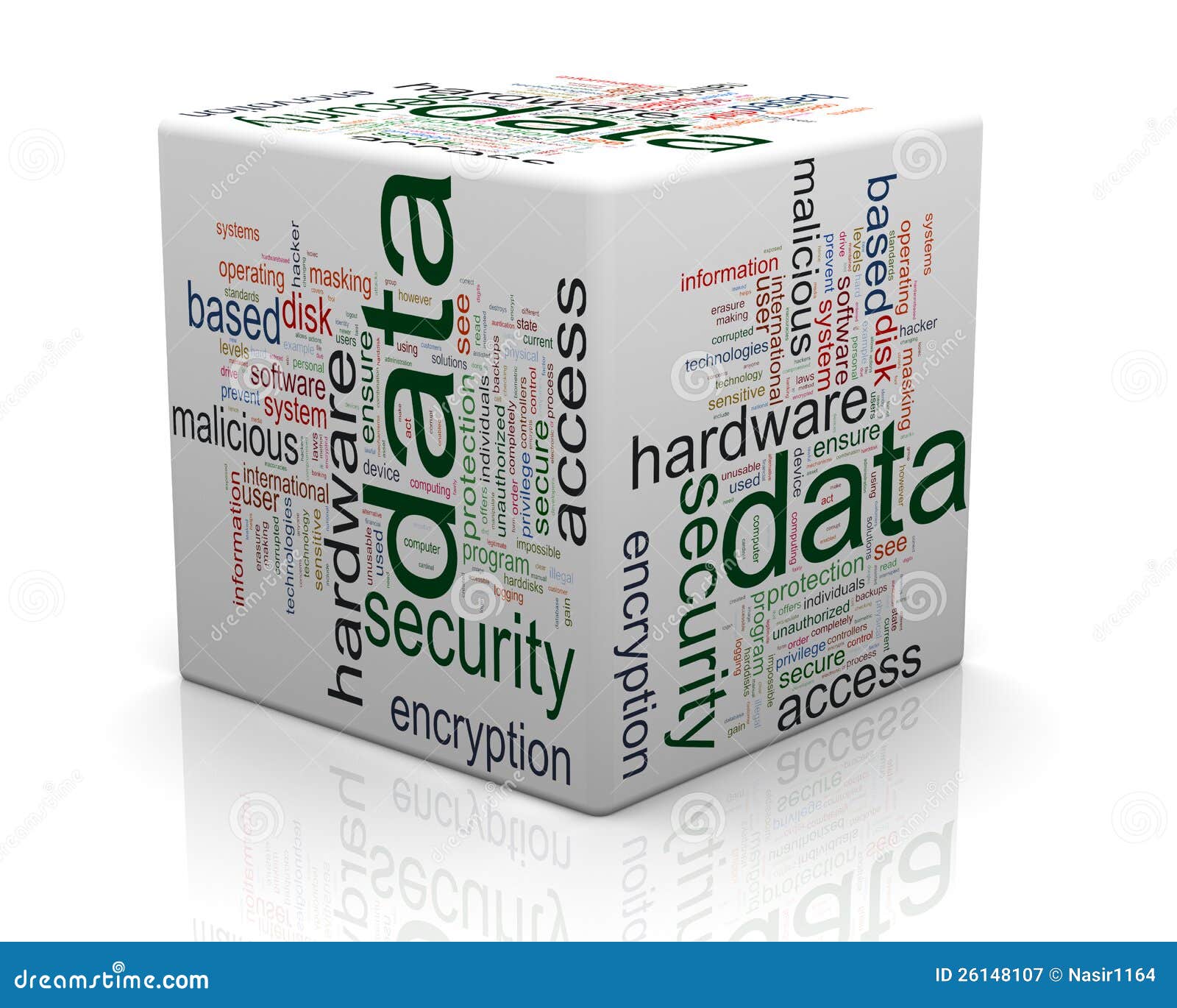 Concept of data protection stock illustration. Illustration of industry - 26148107