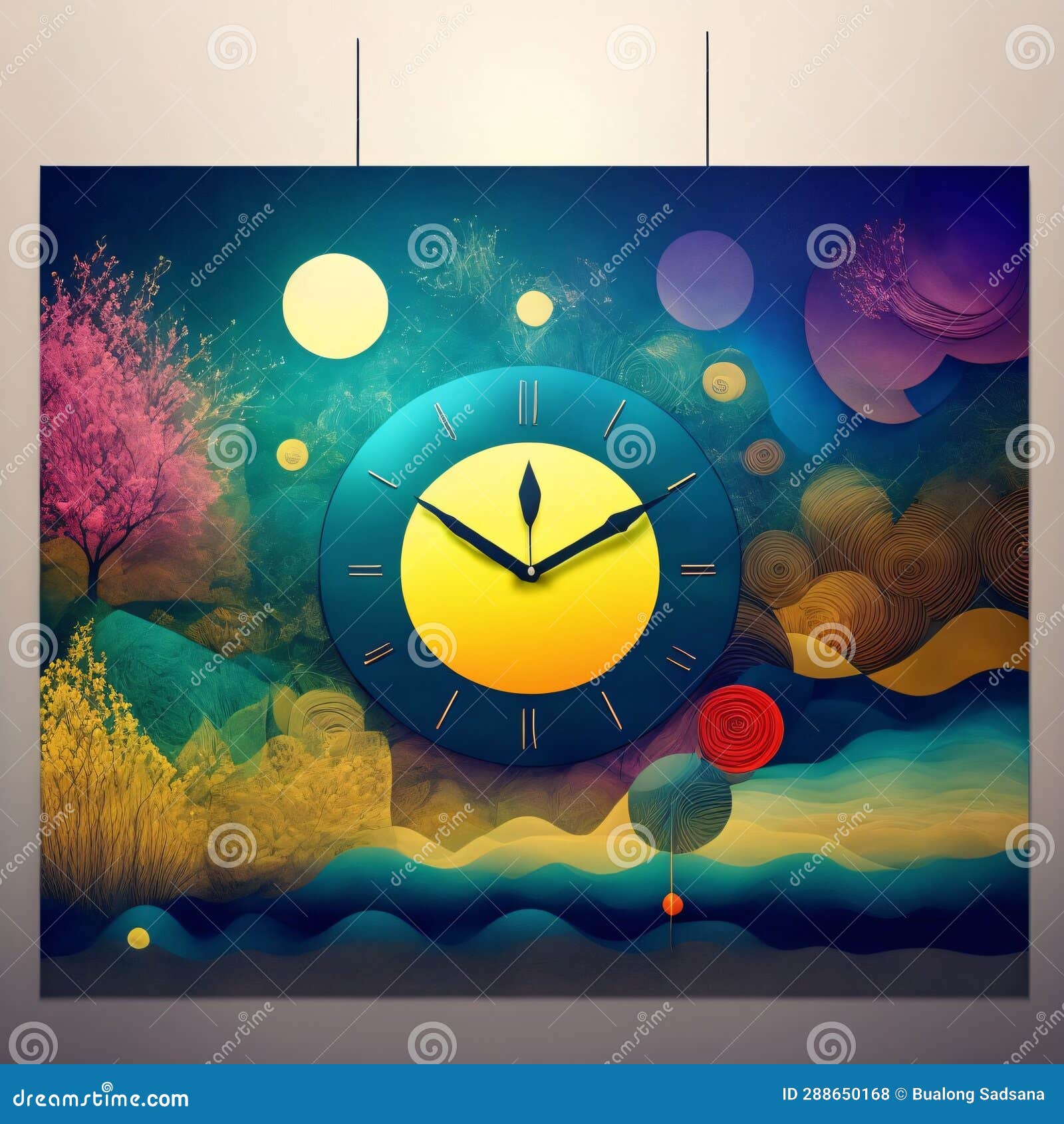 The Concept of Daylight Saving Time. the Clock is Moved Forward One