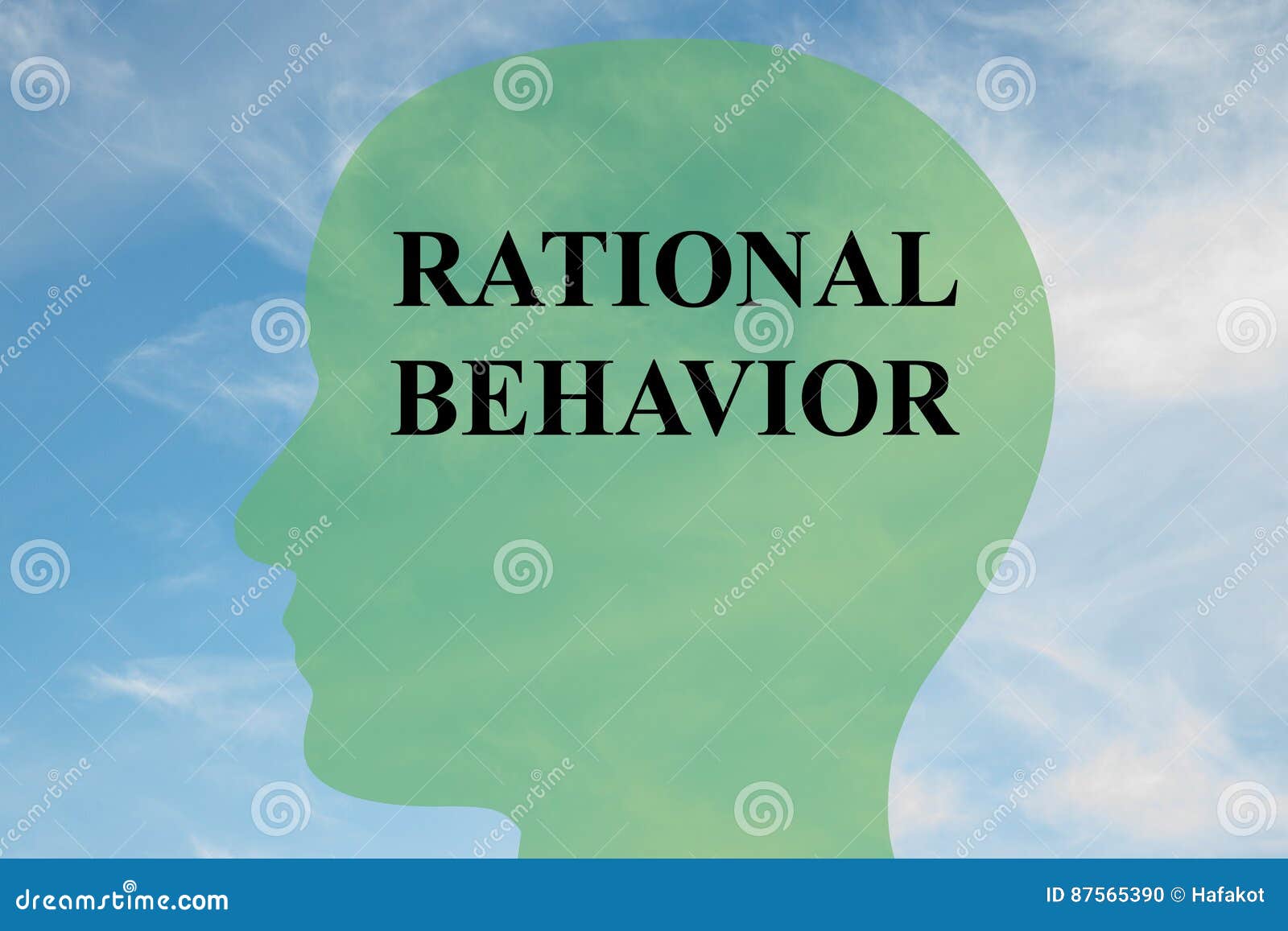 Concept De Comportement Rationnel Illustration Stock Illustration du