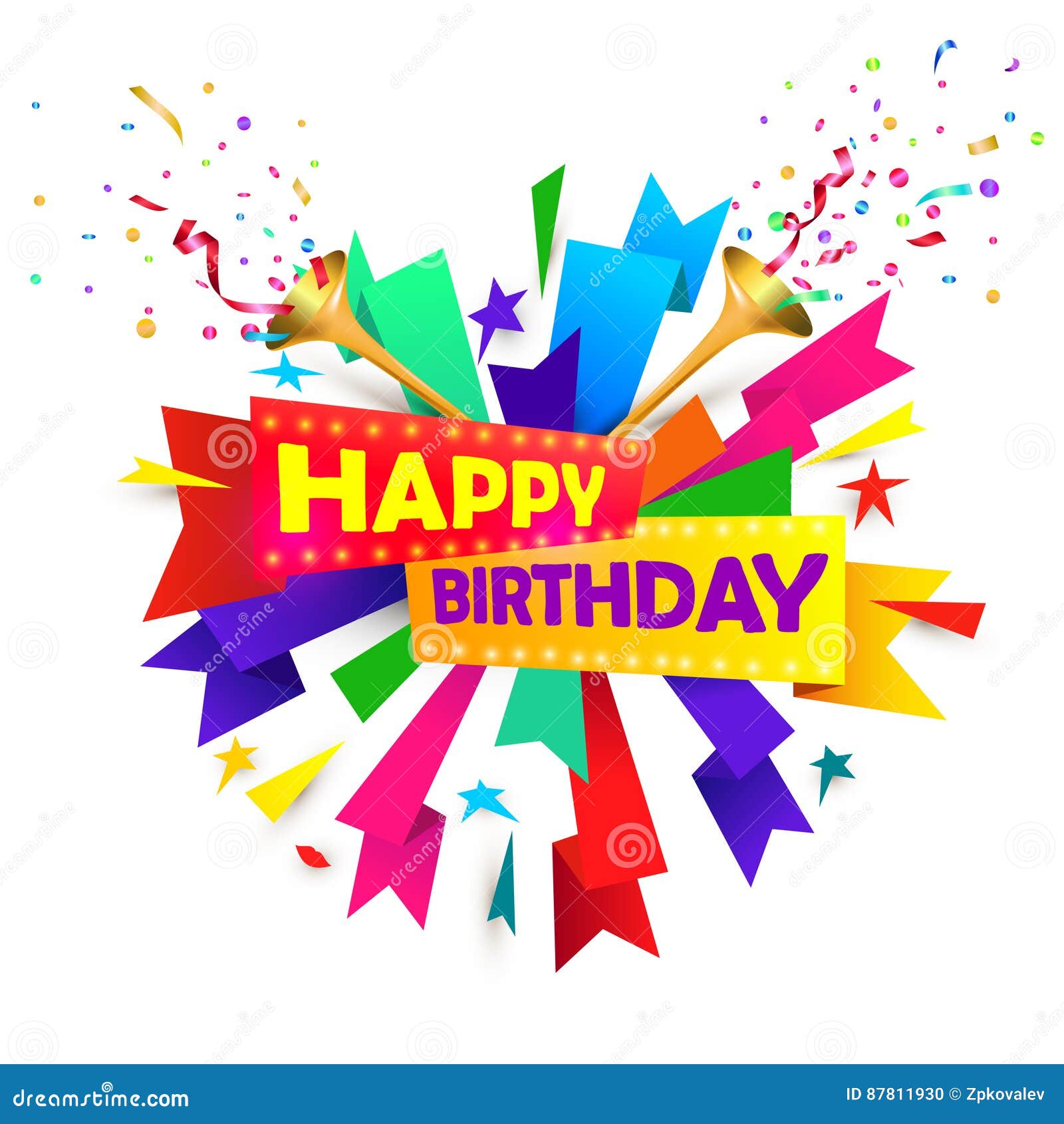 Concept De Joyeux Anniversaire Avec La Trompette L Etamine Musicale Et Les Confettis D Isolement Sur Le Fond Blanc Illustration Stock Illustration Du Confettis Avec Concept De Joyeux Anniversaire Avec La Trompette L Etamine Musicale Et Les Confettis D Isolement Sur Le Fond Blanc Illustration Stock Illustration Du Confettis Avec