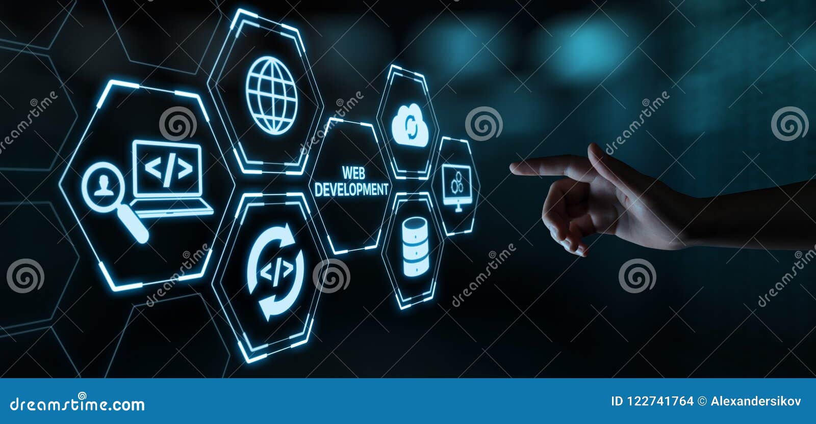 Concept De Programmation D'affaires De Technologie D'Internet De Codage