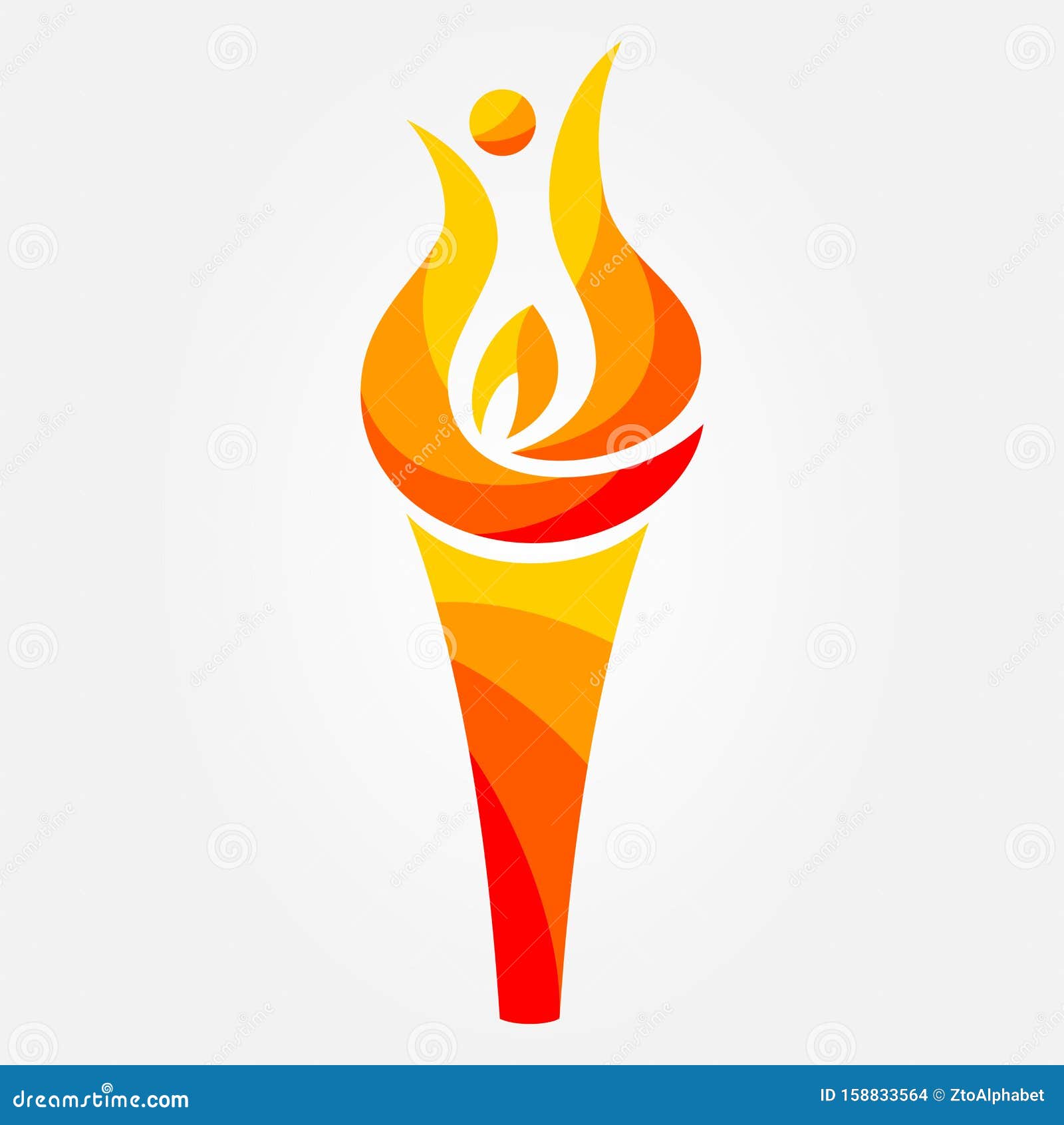 Flame Torchlight Symbol stock vector Illustration of torchlight Flame Torchlight Symbol stock vector Illustration of torchlight