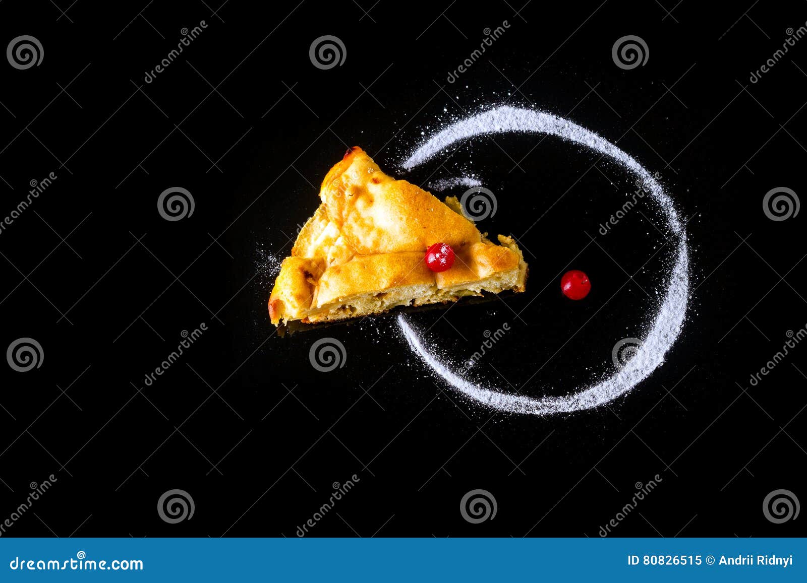 Concept Diagram of a Share in Pie Stock Image Image of change