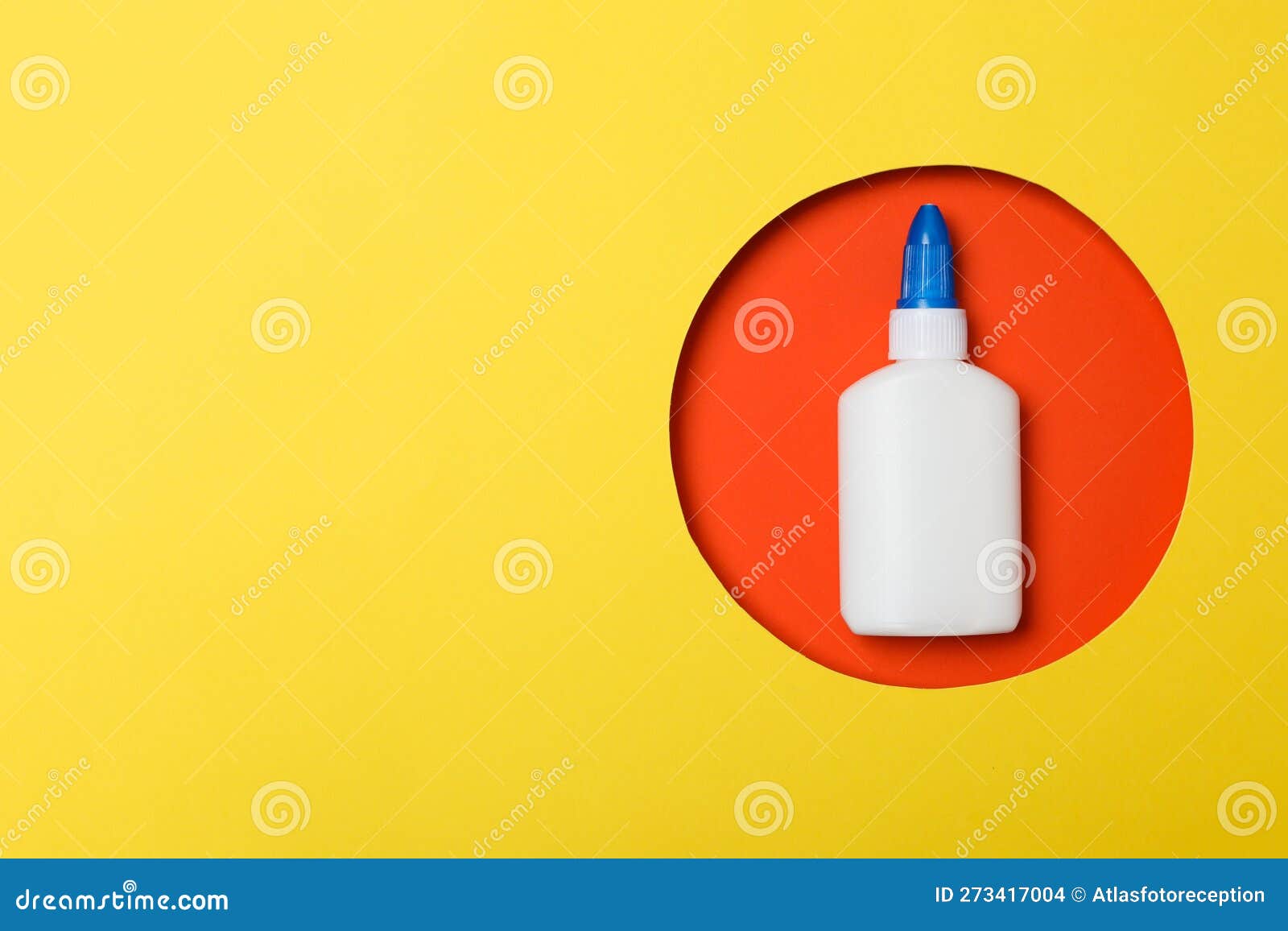 Concept of Different Office Stationery with Glue Stock Photo Image of