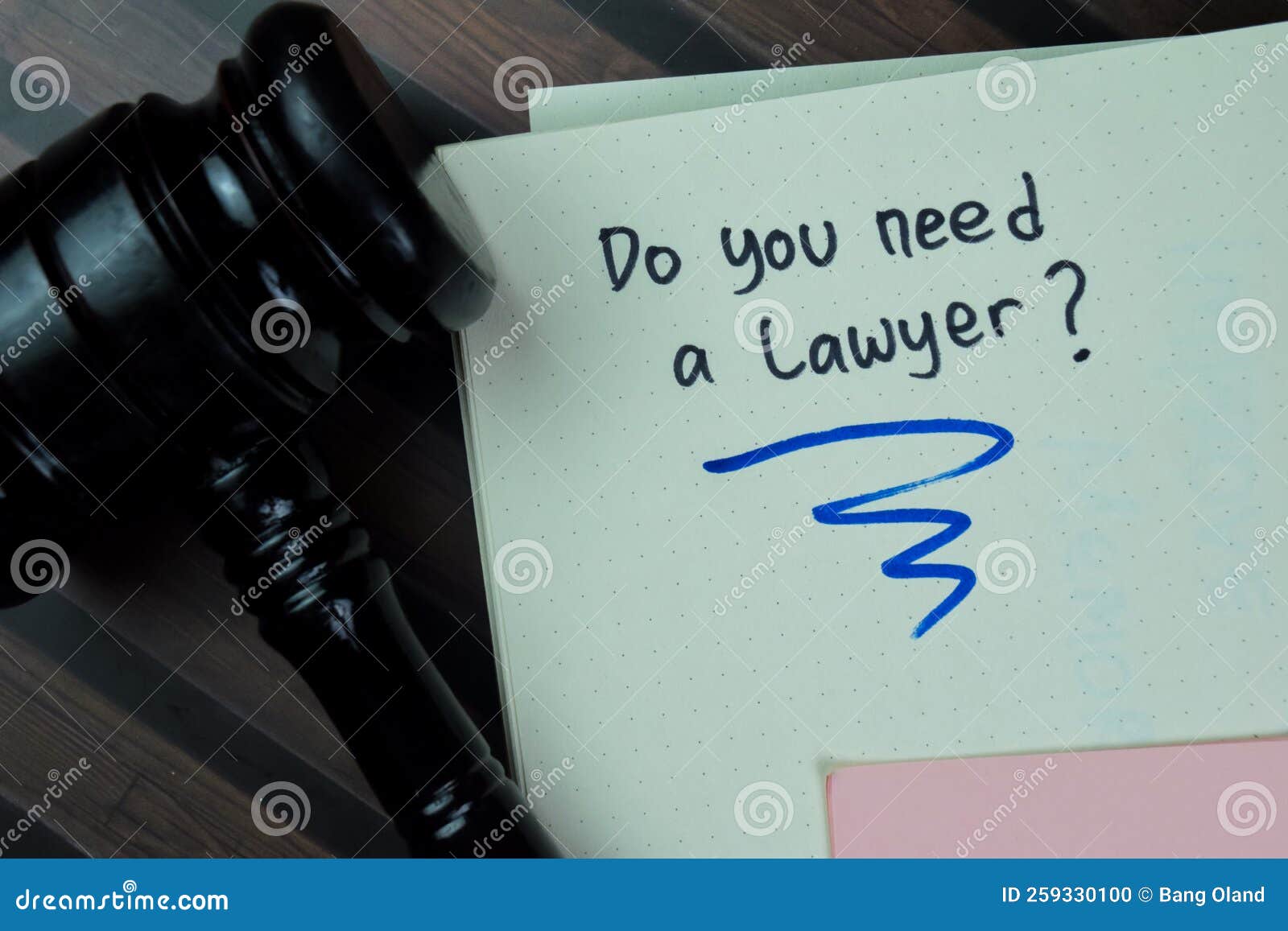Concept of Do You Need a Lawyer Write on a Book Isolated on Wooden Concept of Do You Need a Lawyer Write on a Book Isolated on Wooden