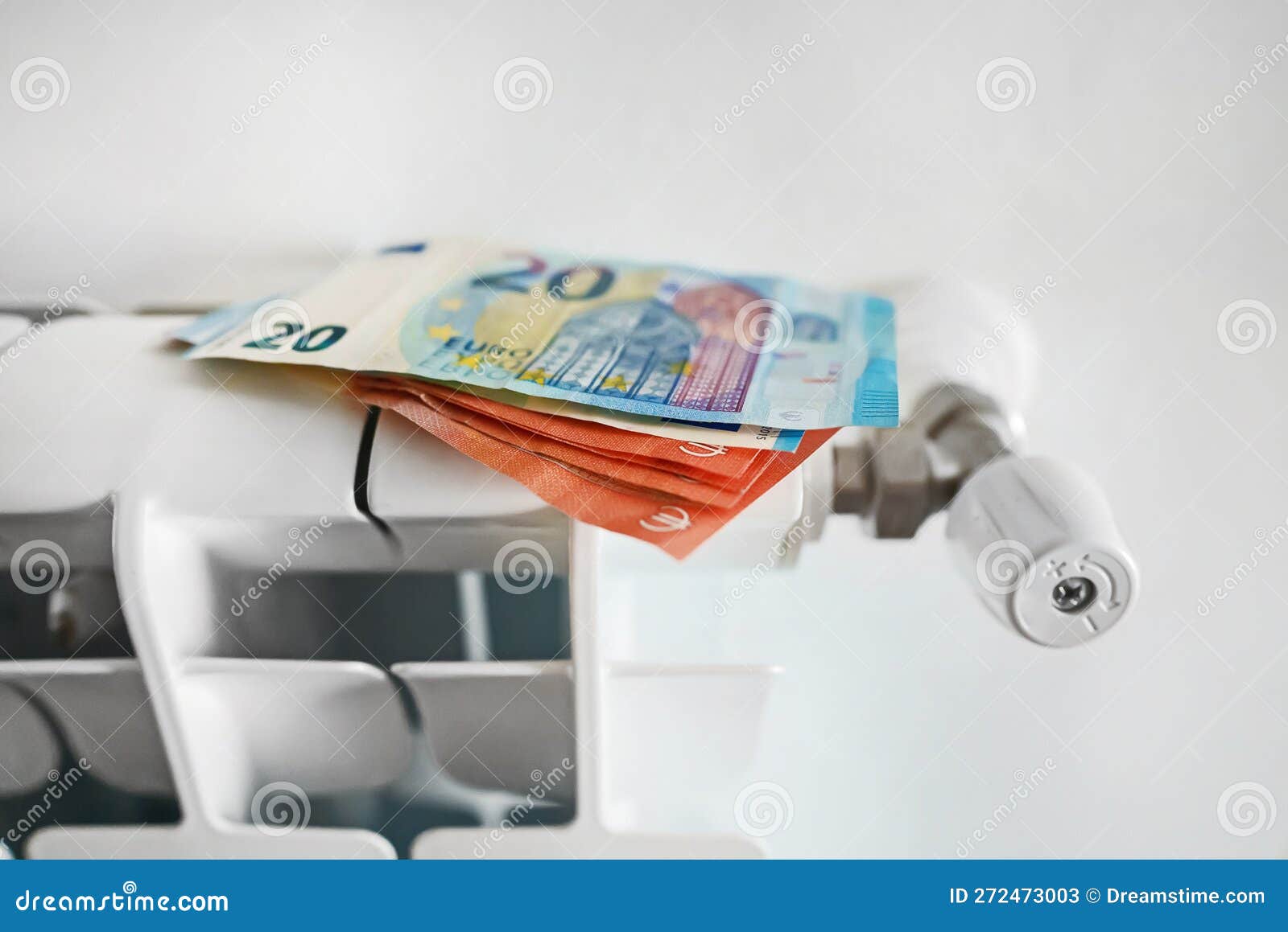Concept of Expensive Heating Payments. Stock Image Image of