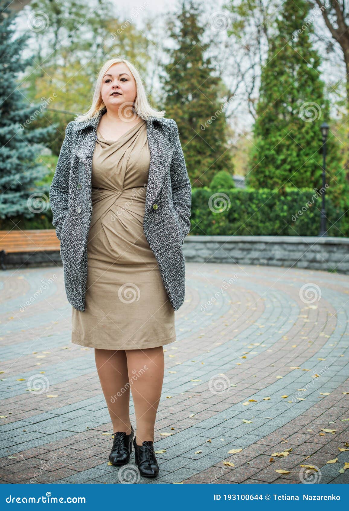 Plus Size Young Woman at City, Lifestyle Stock Photo - Image of large,  confident: 193100644