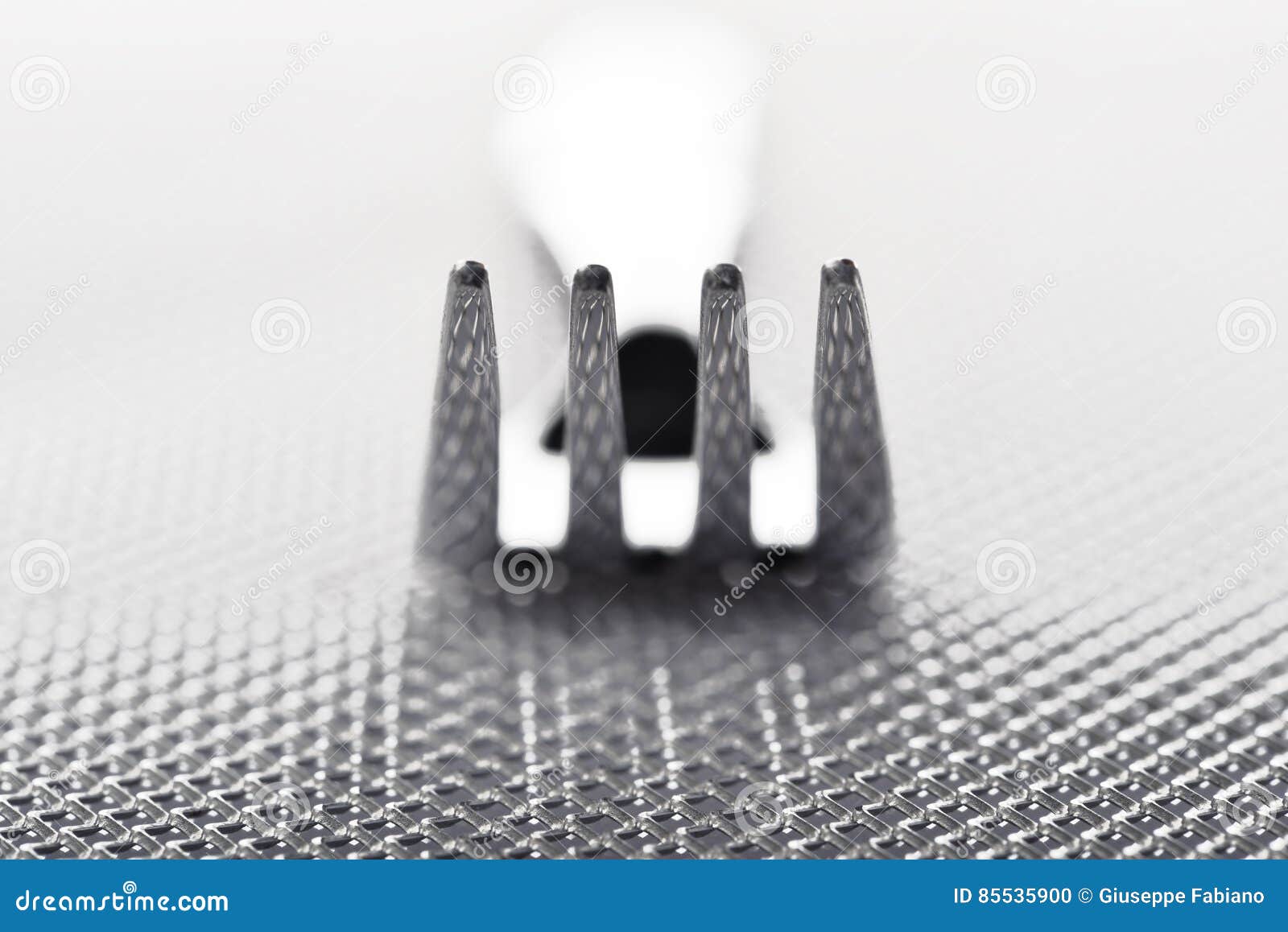 Concept with Fork on Fantasy Background Stock Photo Image of fork, luxury 85535900