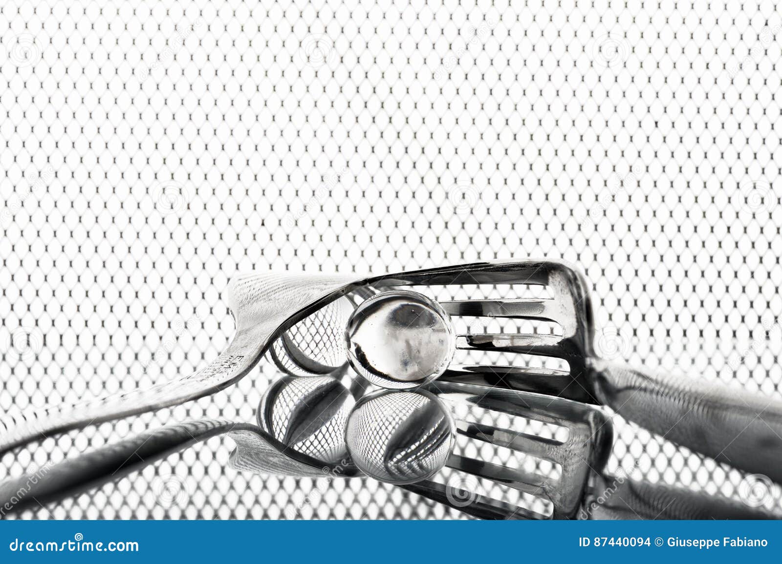 Concept with Fork on Fantasy Background XVI Stock Photo Image of table, equipment 87440094