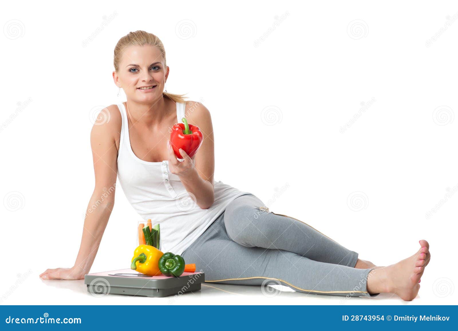 Concept Of Healthy Lifestyle Stock Photo Image Of Body Carrot 28743954