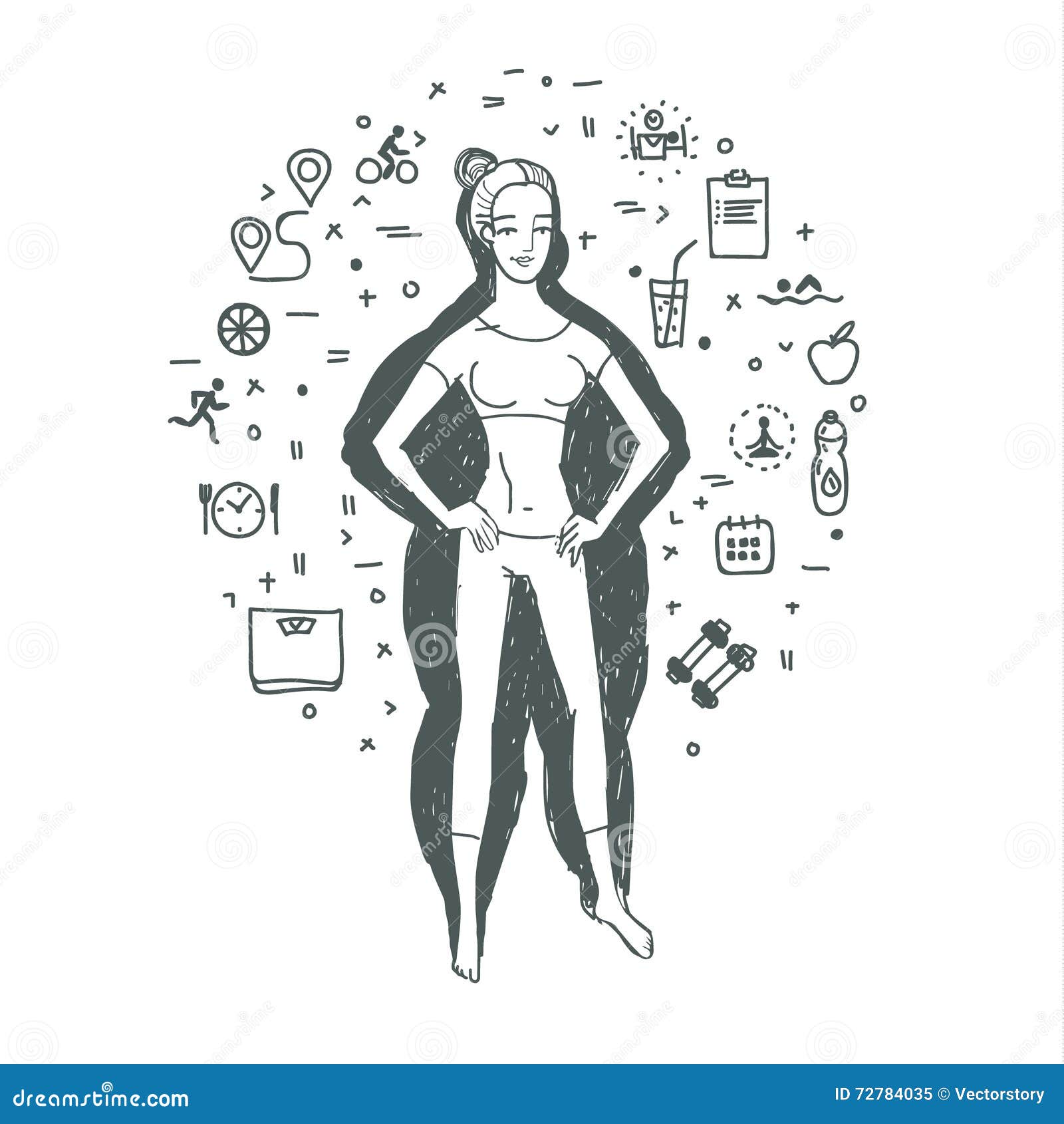 Схема здоровый человек. Девушка руки в стороны вектор. Релакс фон здоровье и фитнес рисунок. Нейрофитнес рисовать. Healthy Lifestyle draw.