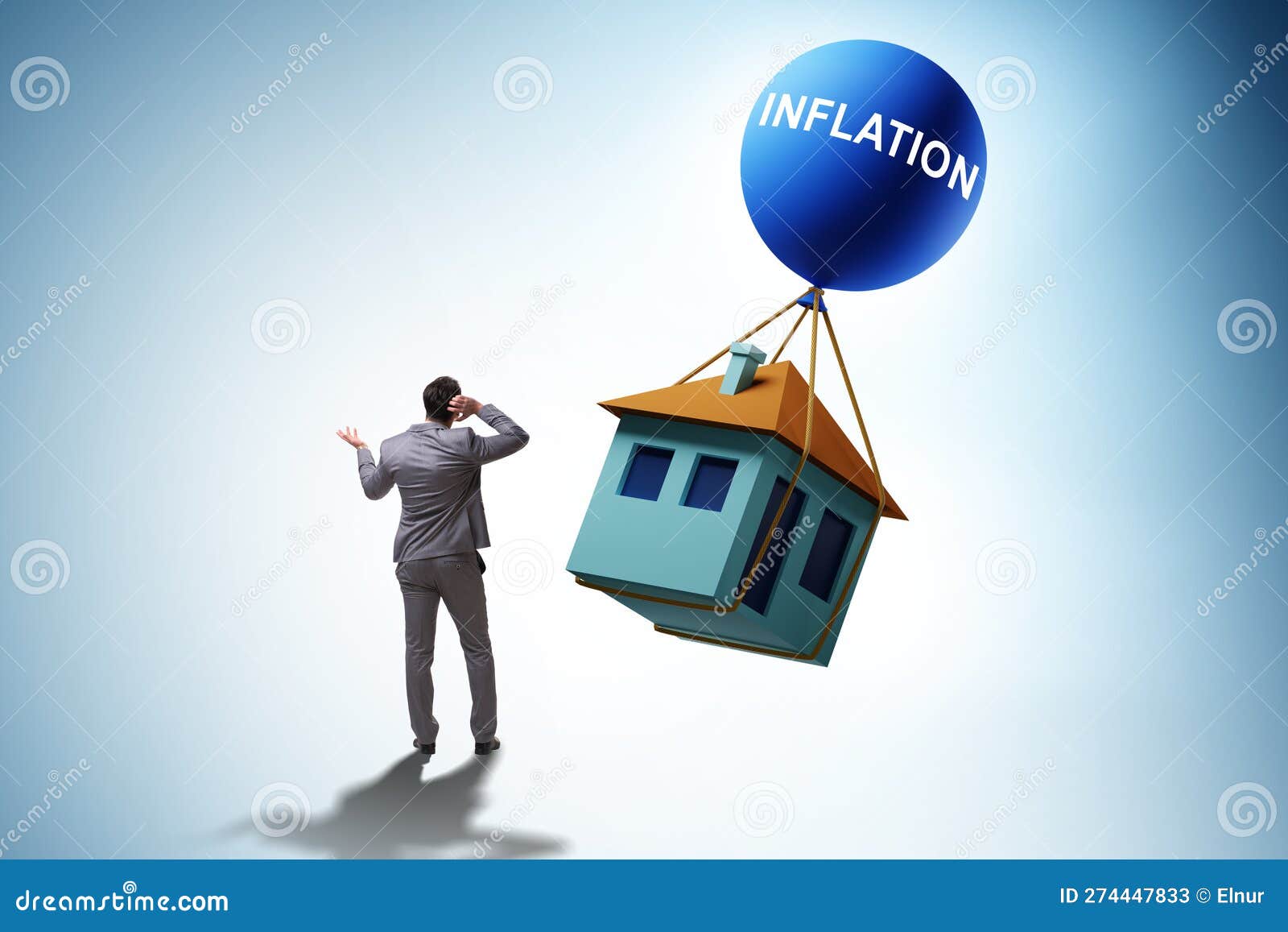 Concept of Housing Prices Inflation Stock Image Image of money, rate 274447833