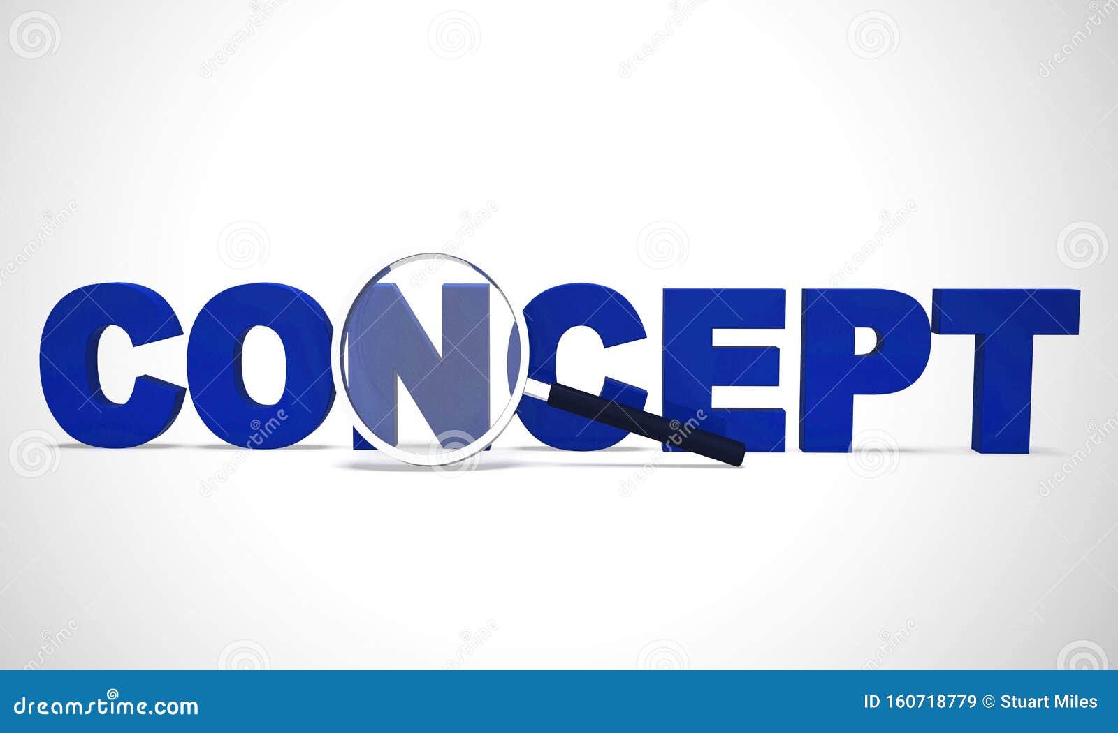 concept or hypothesis icon means visualising the idea - 3d 
