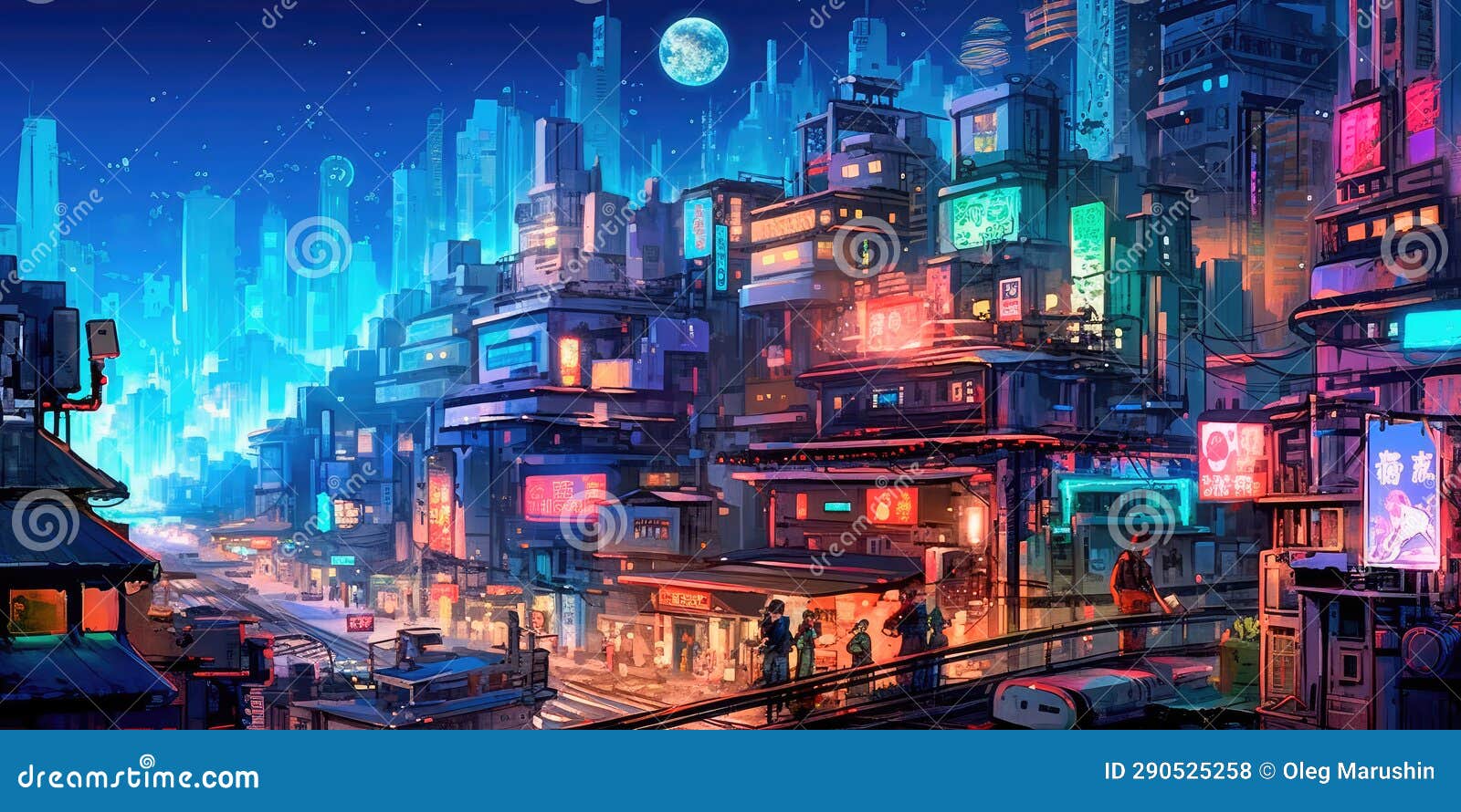 City Anime Background Wallpaper 103761 - Baltana