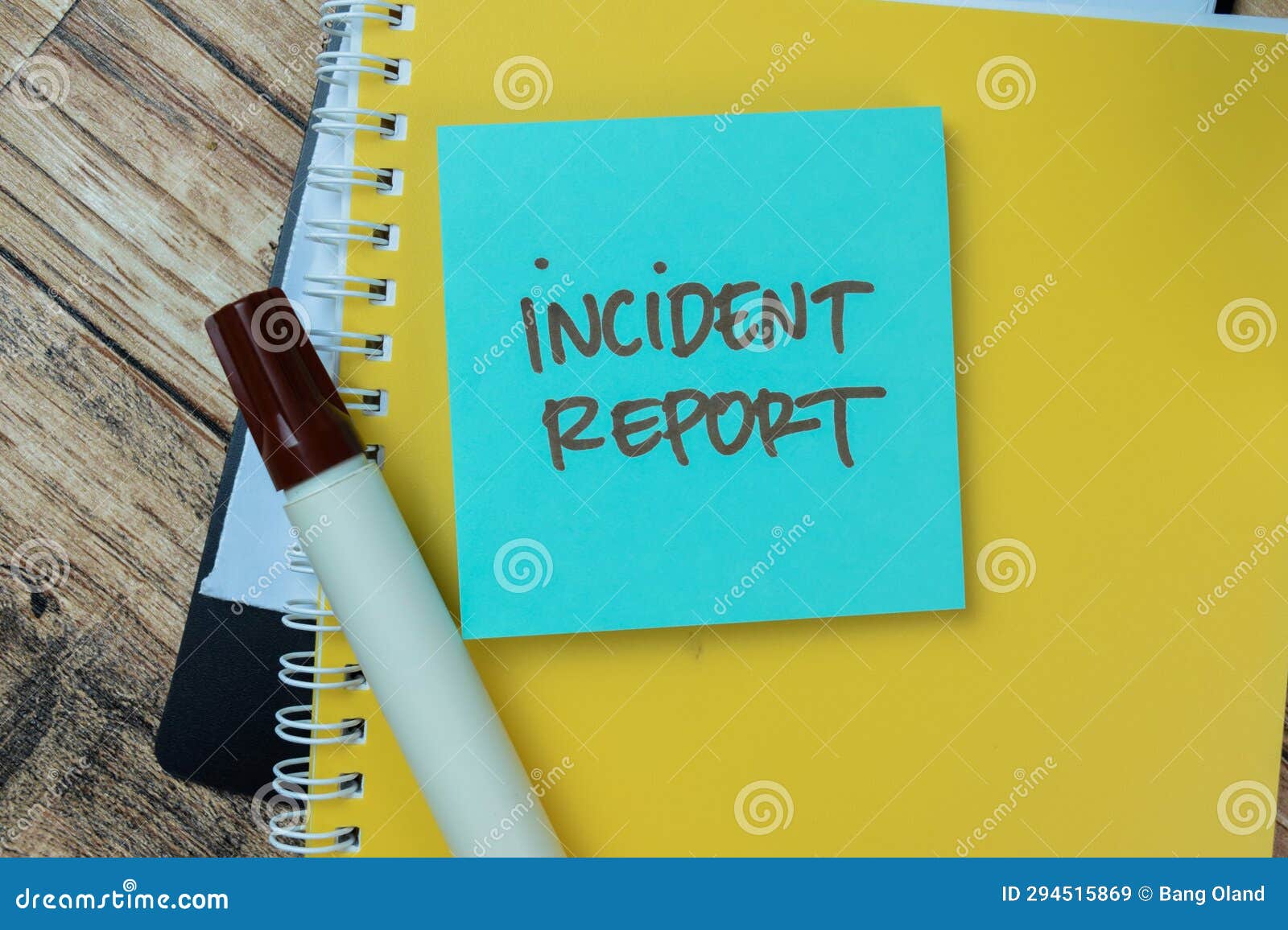 Concept Of Incident Report Write On Sticky Notes Isolated On Wooden concept-of-incident-report-write-on-sticky-notes-isolated-on-wooden