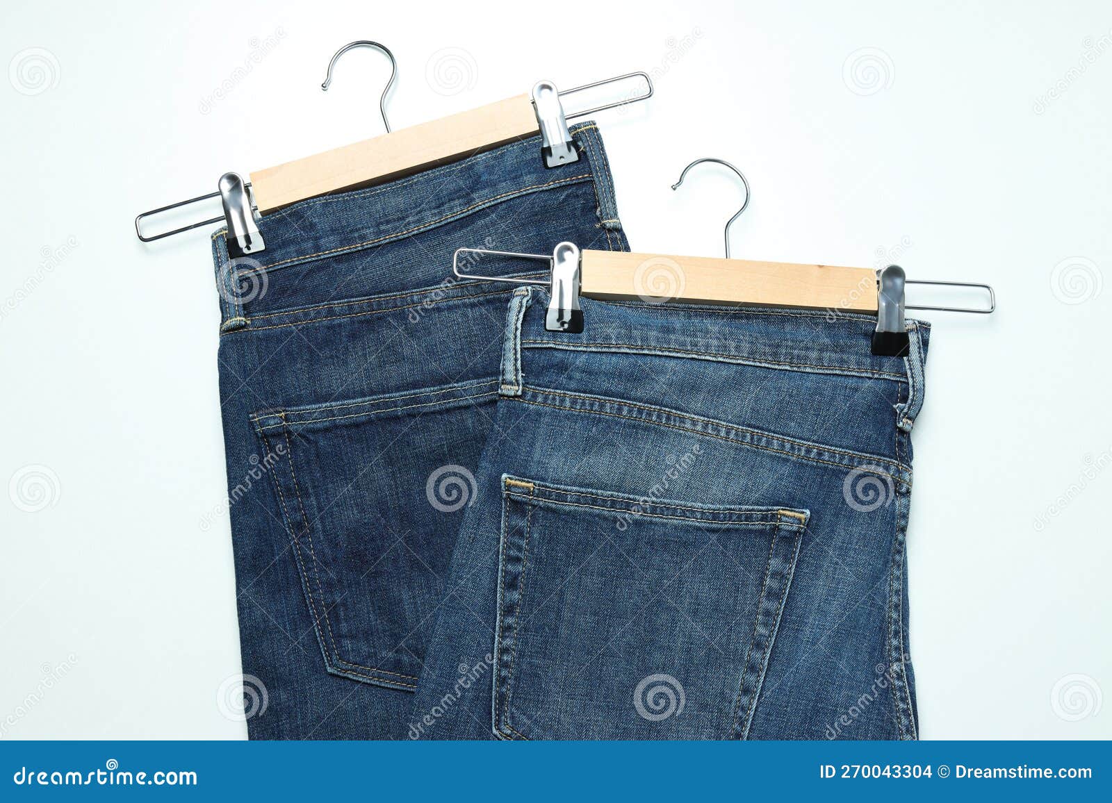 Concept of Jeans, Casual Clothes Concept, Jeans As daily Wear Stock