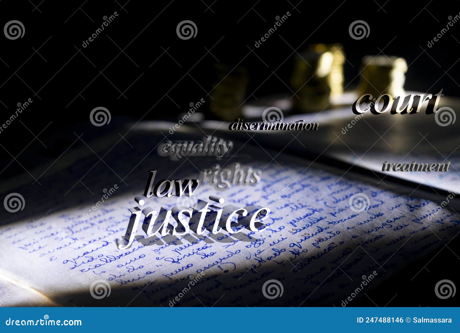 Concept of Justice and Rights Stock Photo Image of equity