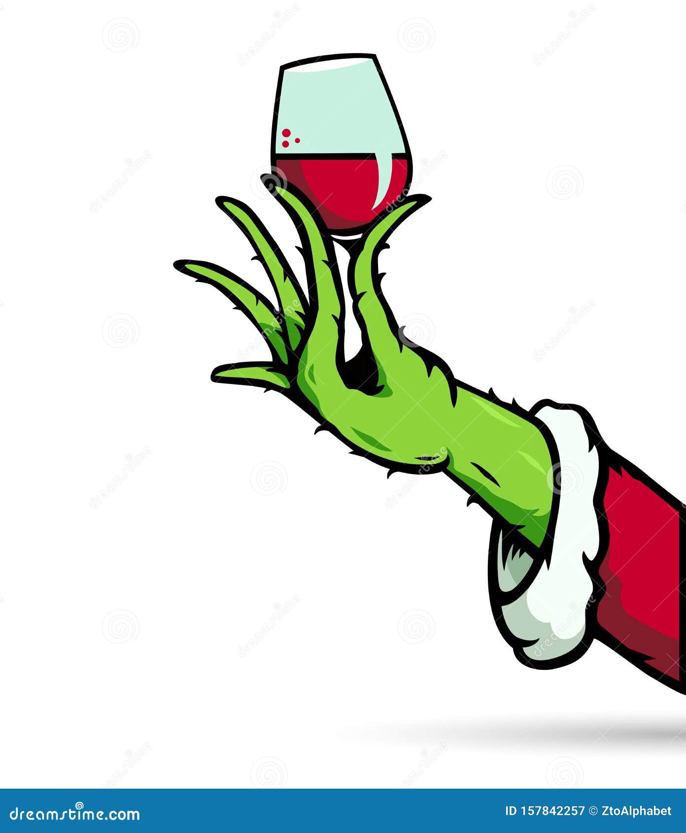 Grinch Wine Label