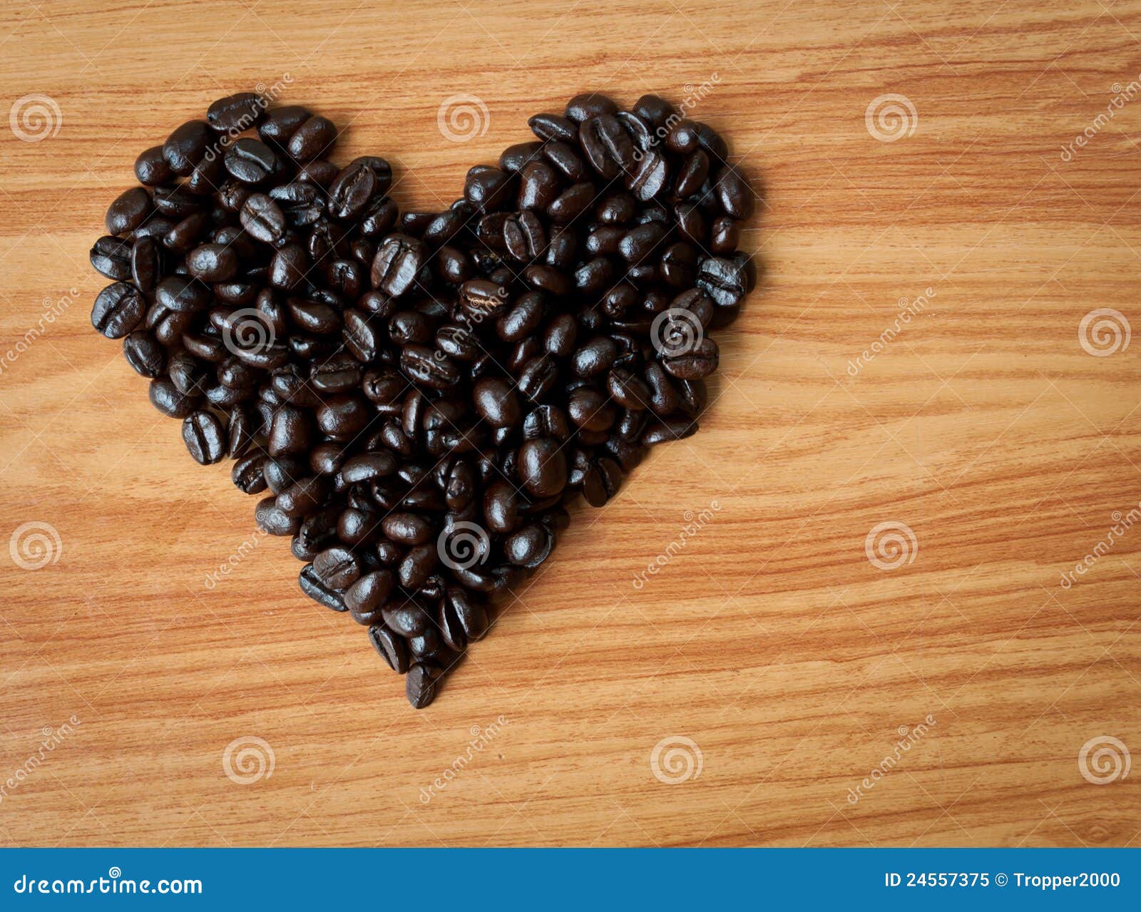 Concept of Love with Coffee Beans. Stock Image Image of food