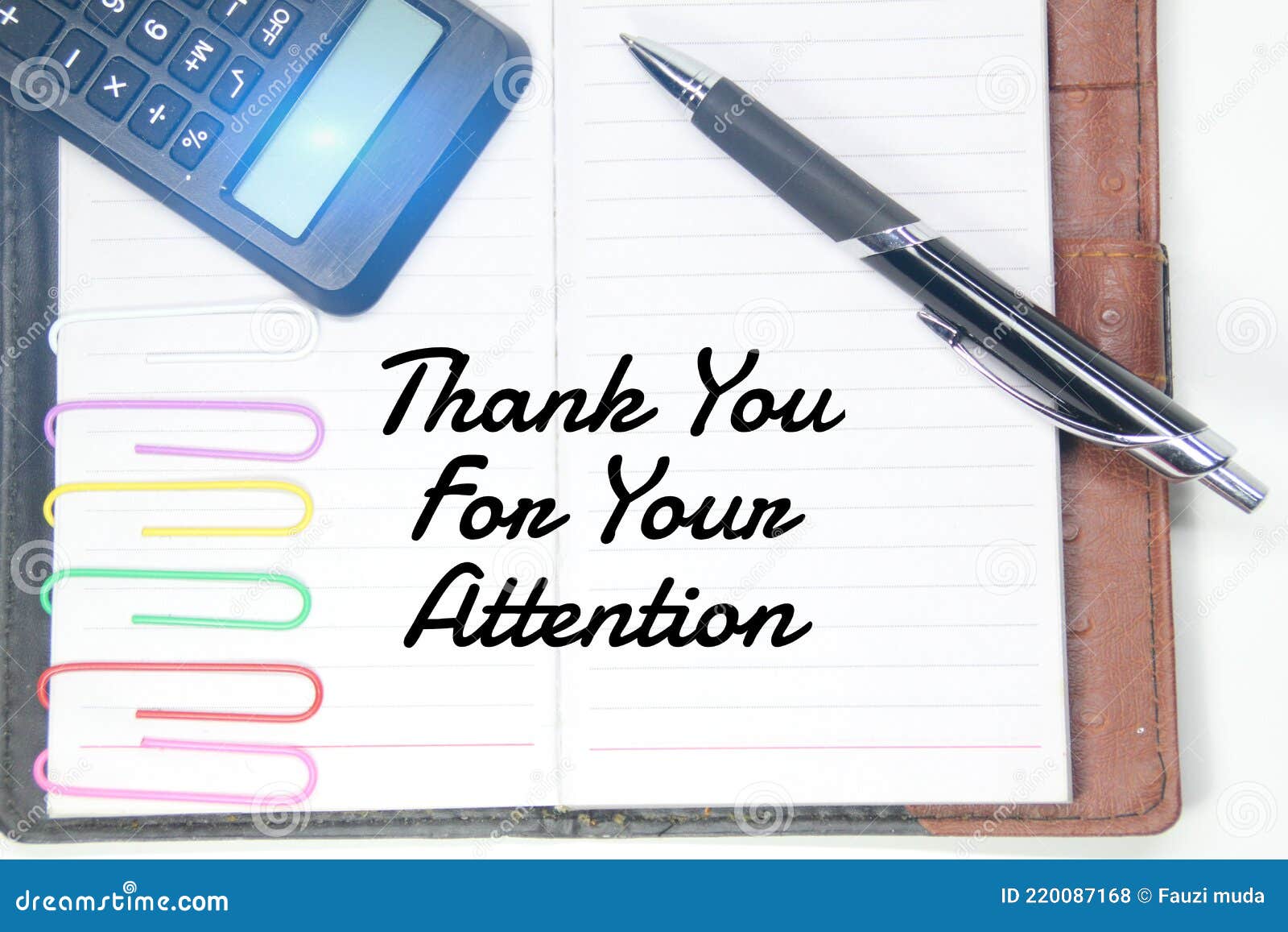 Concept Merci Pour Votre Attention Photo Stock Image Du Information Lettre