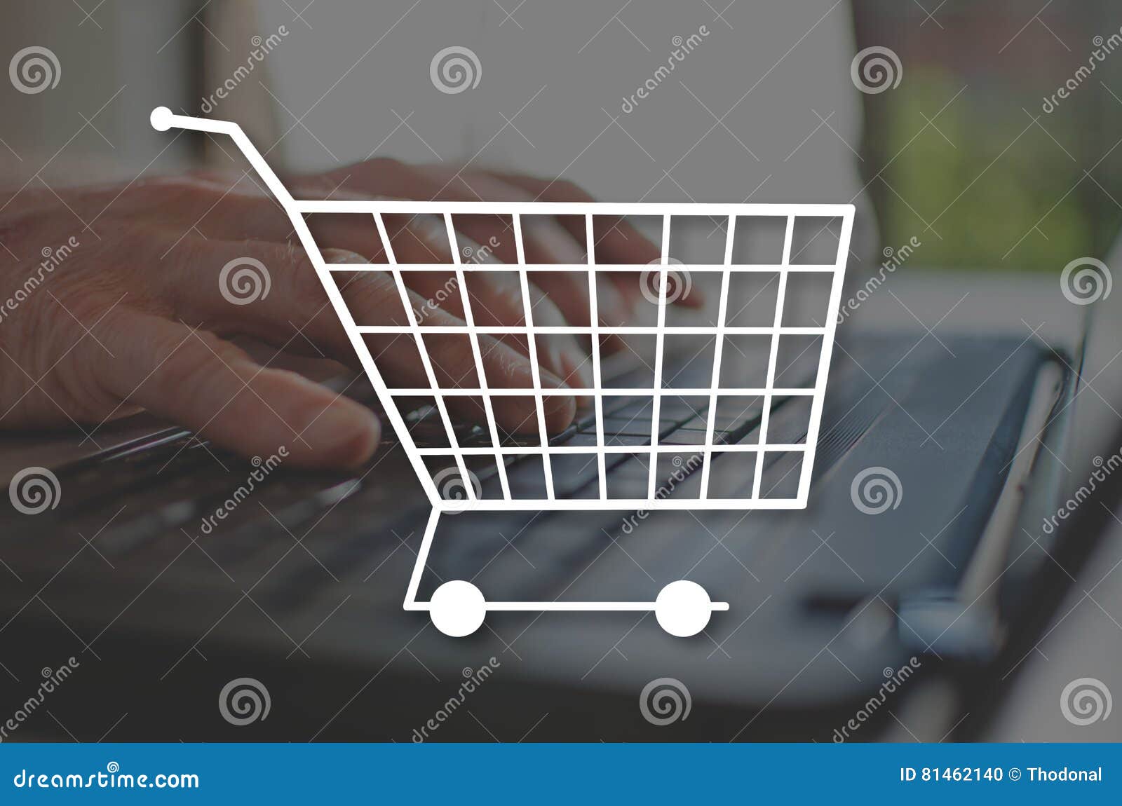 Concept of online shopping stock photo. Image of ecommerce - 81462140
