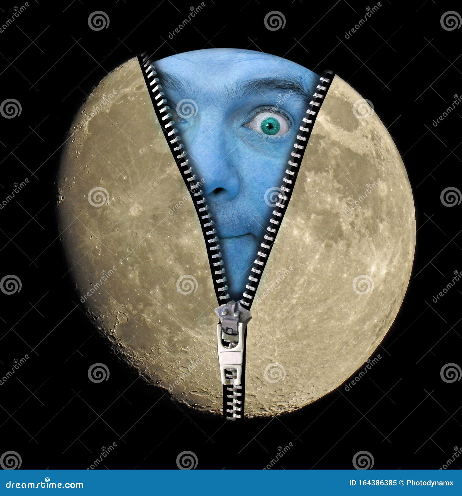 Moon face reveal