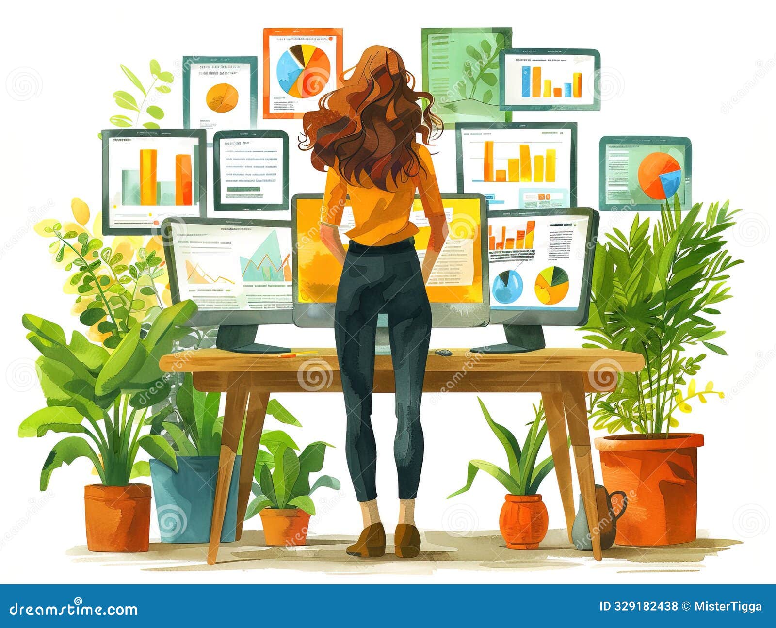concept of productivity tools. business productive work. busy business people using time management tool to organize