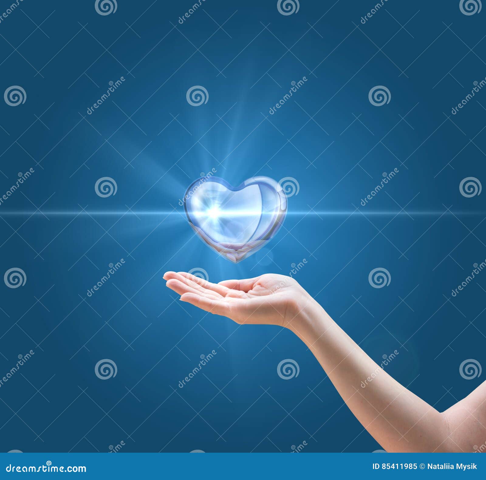 concept of a pure and healthy heart.