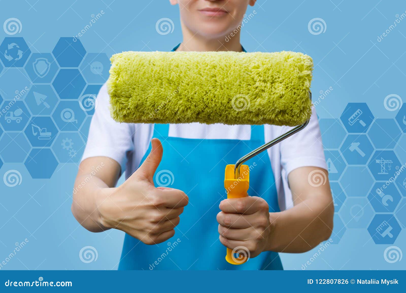 Concept of Repair of Apartments. Stock Photo Image of closeup, apartment 122807826