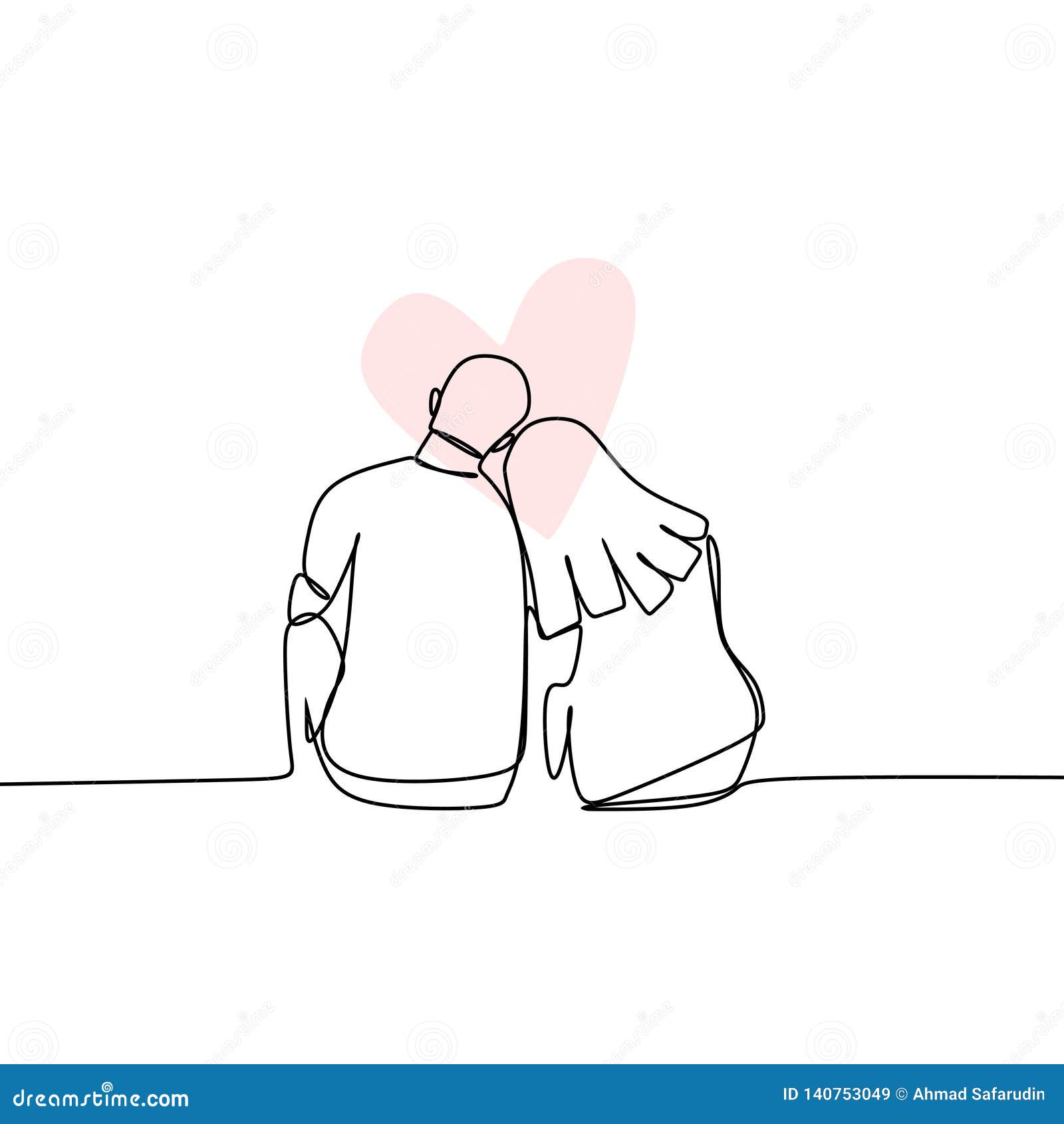 Wedding romantic couple sketches Royalty Free Vector Image