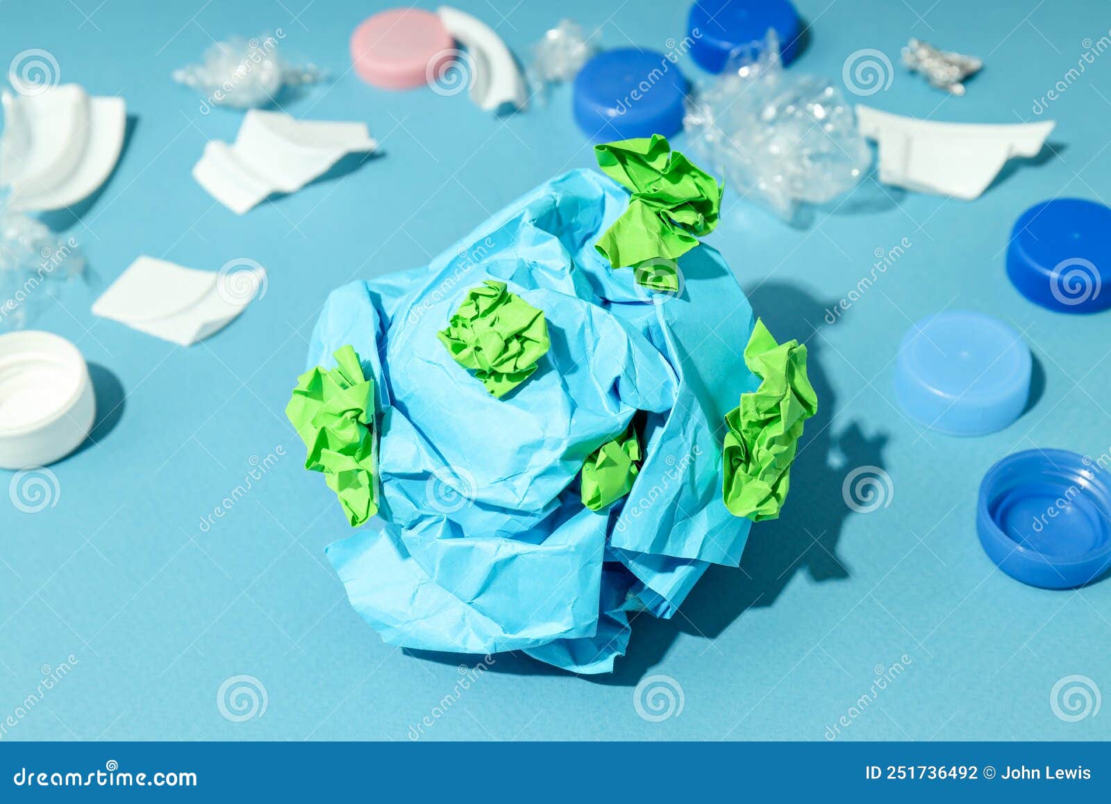 Concept of Save the World and Recycling Stock Photo Image of blue