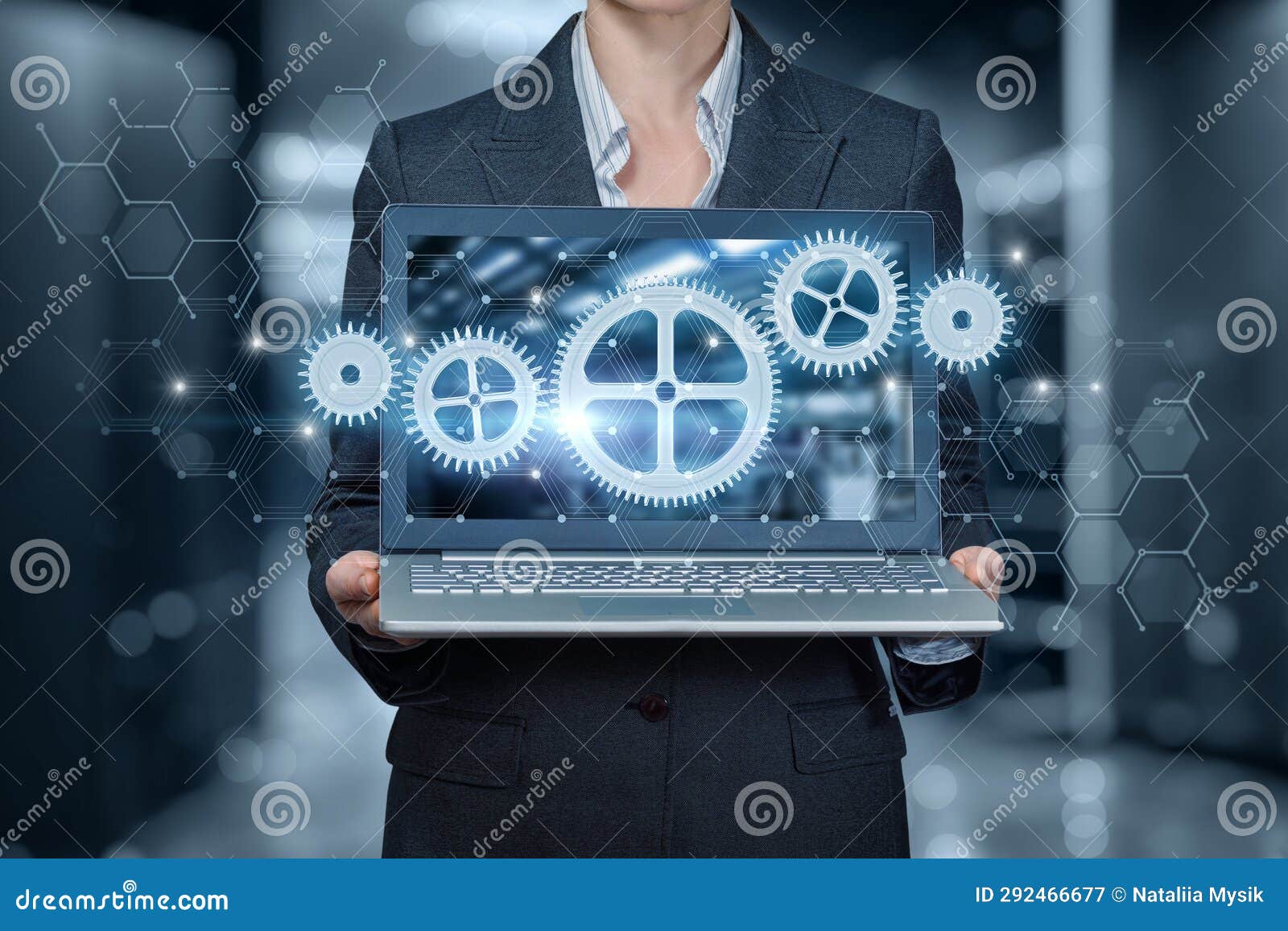 Concept of Software Development on a Computer Stock Image - Image of ...
