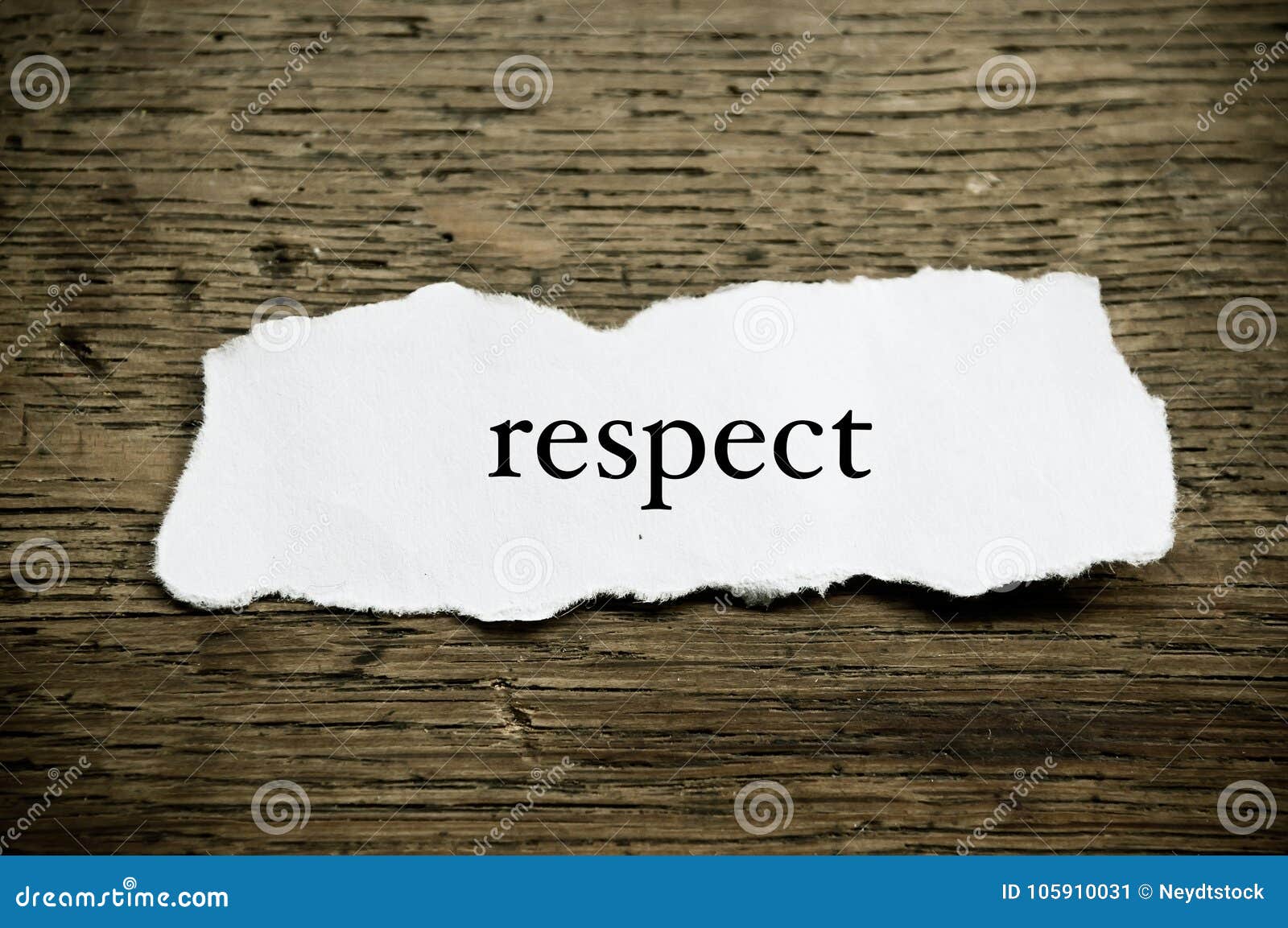 Paper on respect