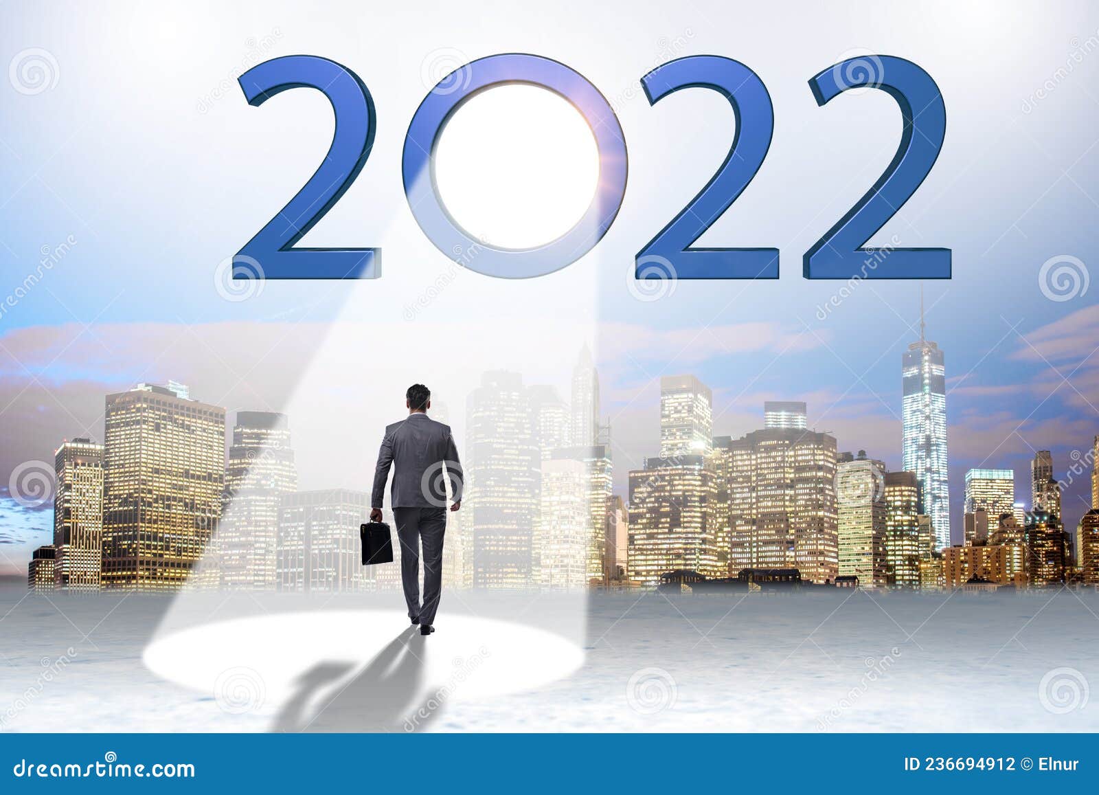 Concept of 2022 in the Spotlight Stock Illustration Illustration of diary, date 236694912
