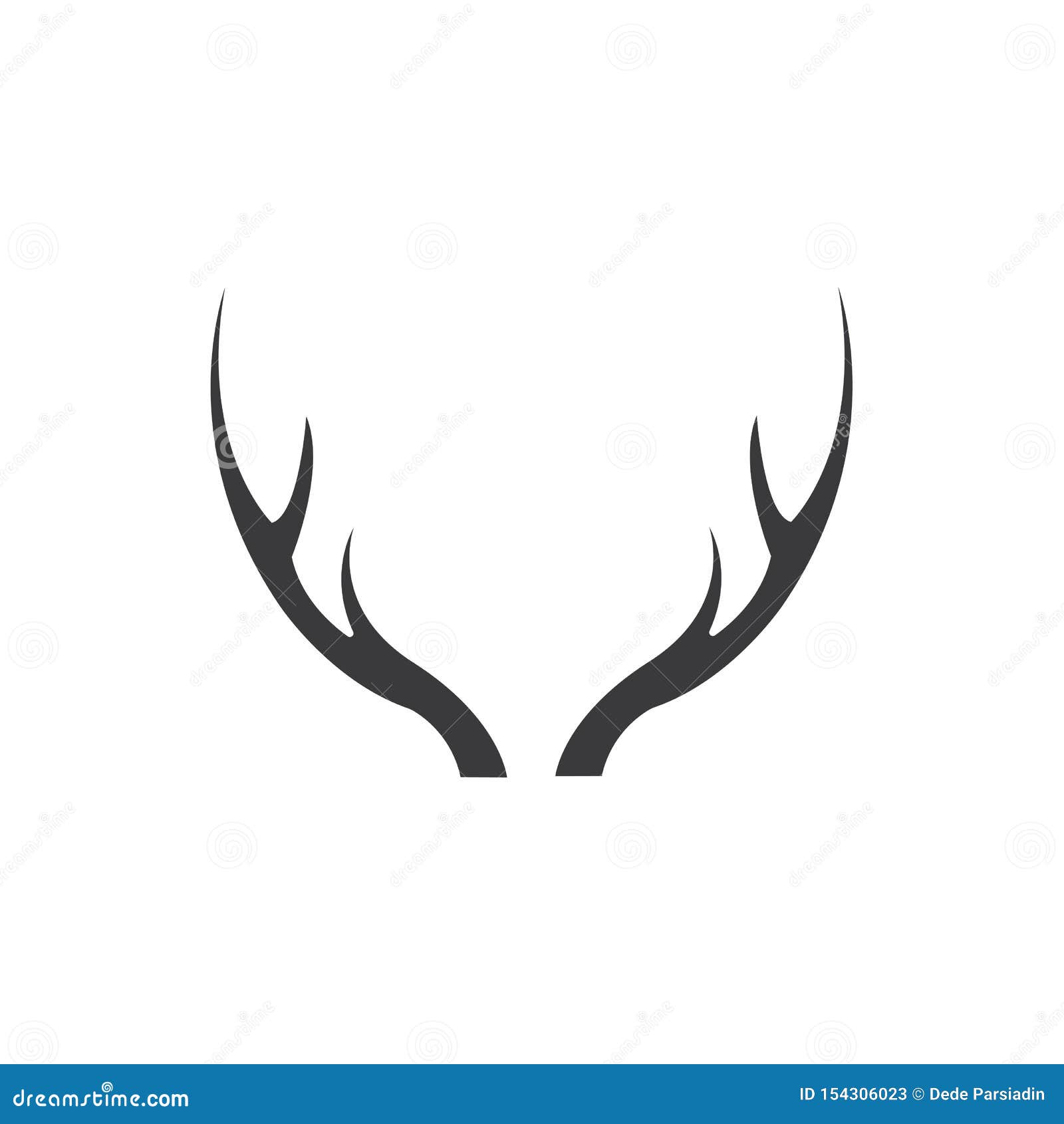 Cerf Icône Logo Design Illustration Renne Corne Cerf Vecteur PNG , Renne,  Klaxon, Cerf PNG et vecteur pour téléchargement gratuit