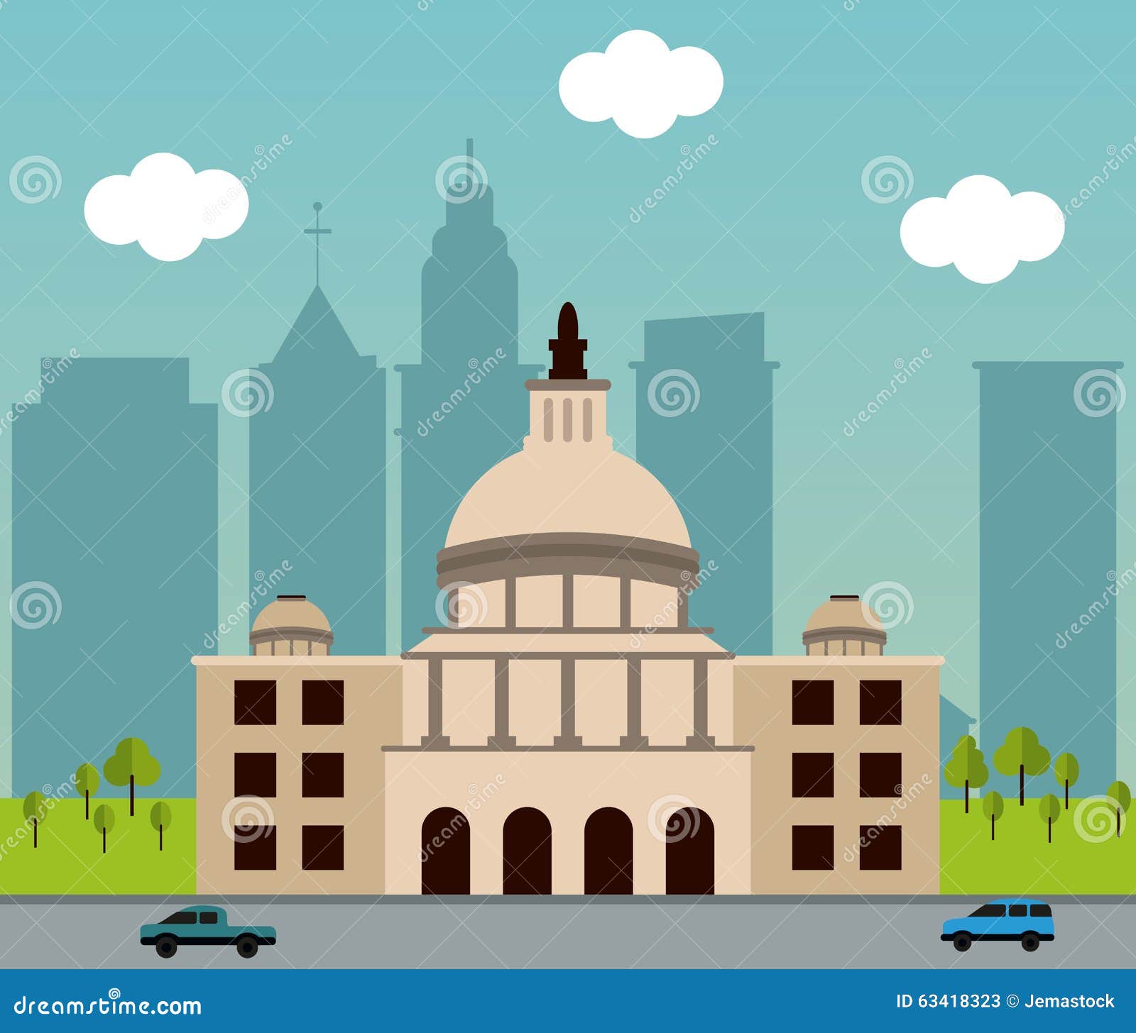 Conception De La Vie Urbaine Illustration de Vecteur Illustration du